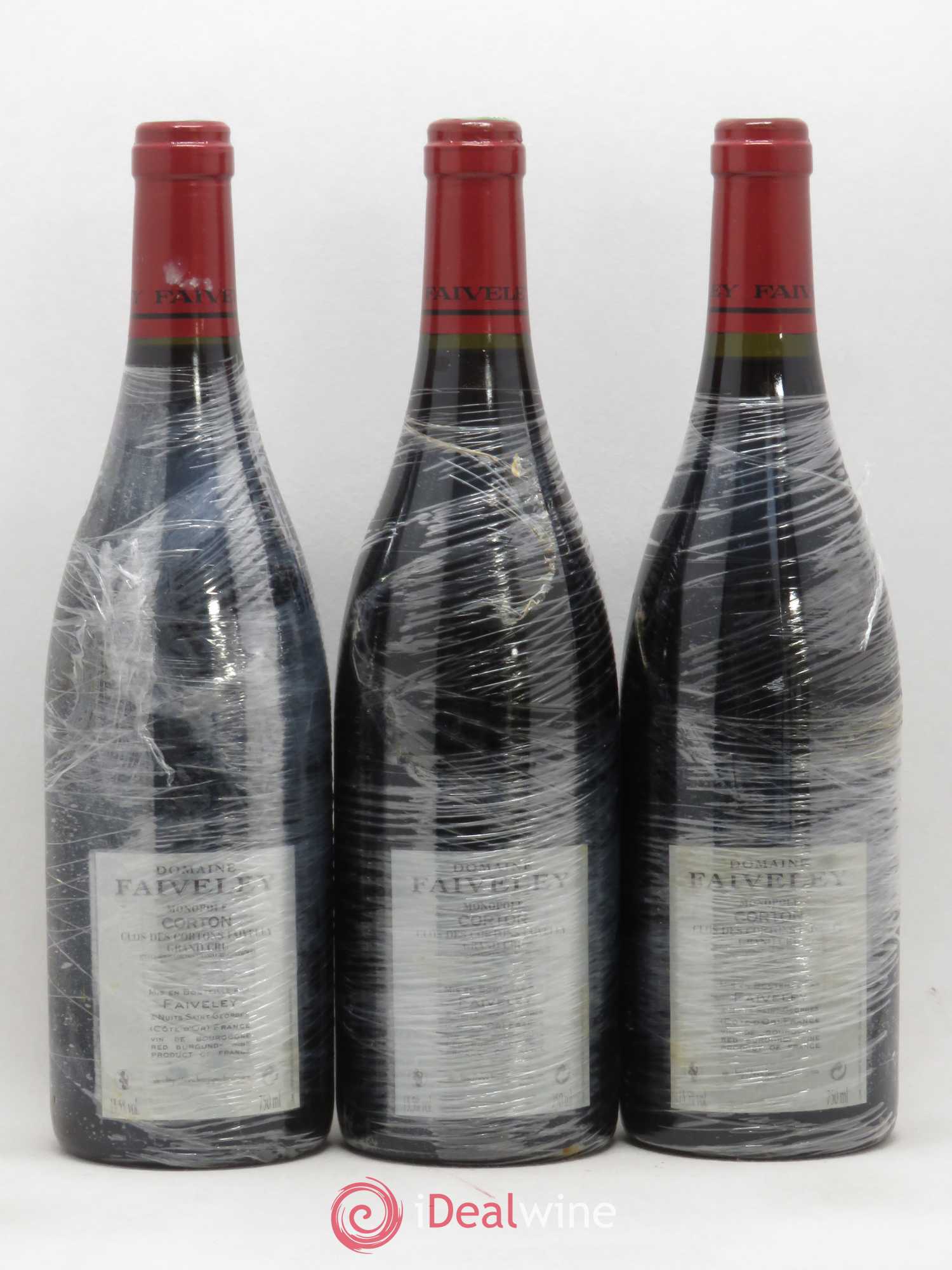 Corton Grand Cru Clos des Cortons Faiveley 2009 - Lot de 3 bouteilles - 1