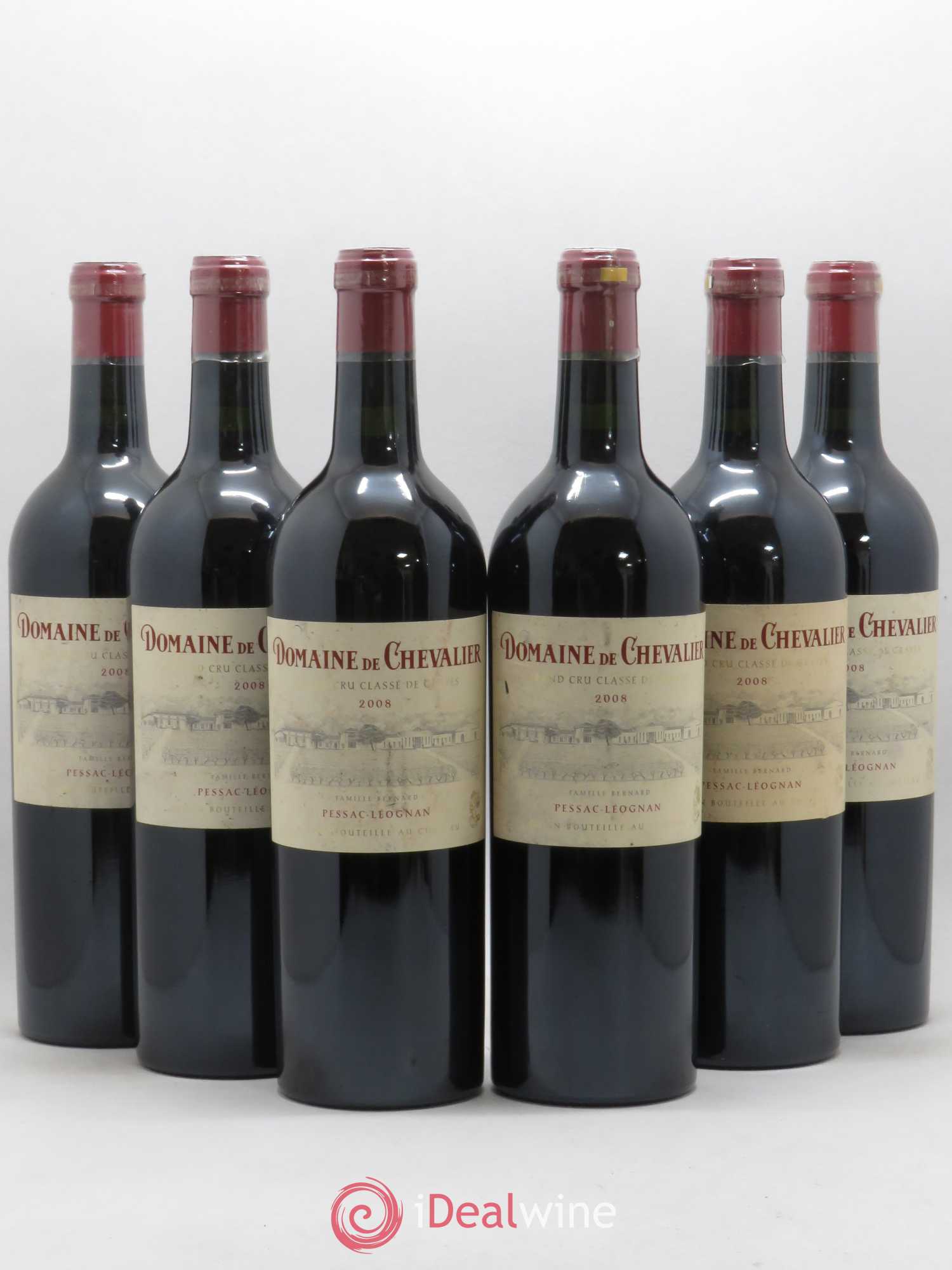 Domaine de Chevalier Cru Classé de Graves 2008 - Lot de 6 bouteilles - 0