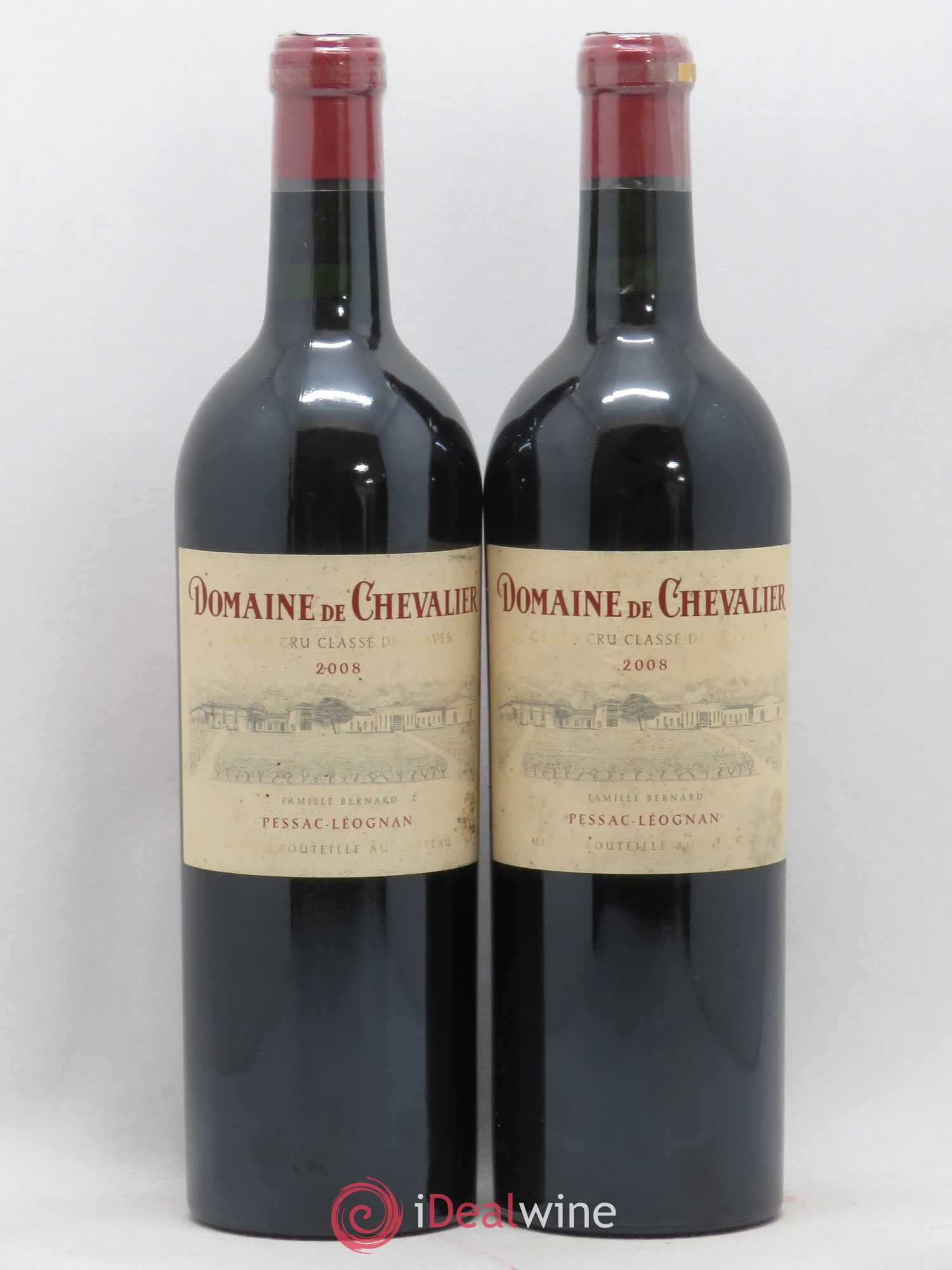 Domaine de Chevalier Cru Classé de Graves 2008 - Lot de 2 bouteilles - 0