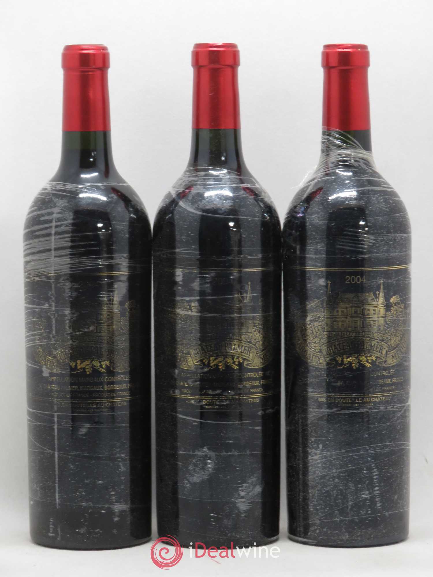 Château Palmer 3ème Grand Cru Classé 2004 - Lot de 3 bouteilles - 0