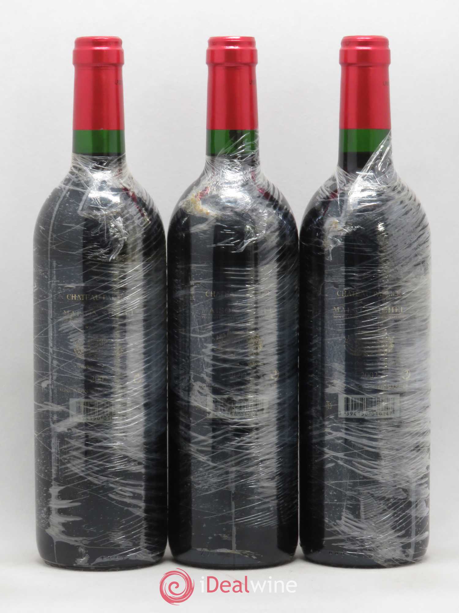 Château Palmer 3ème Grand Cru Classé 2002 - Lot de 3 bouteilles - 1