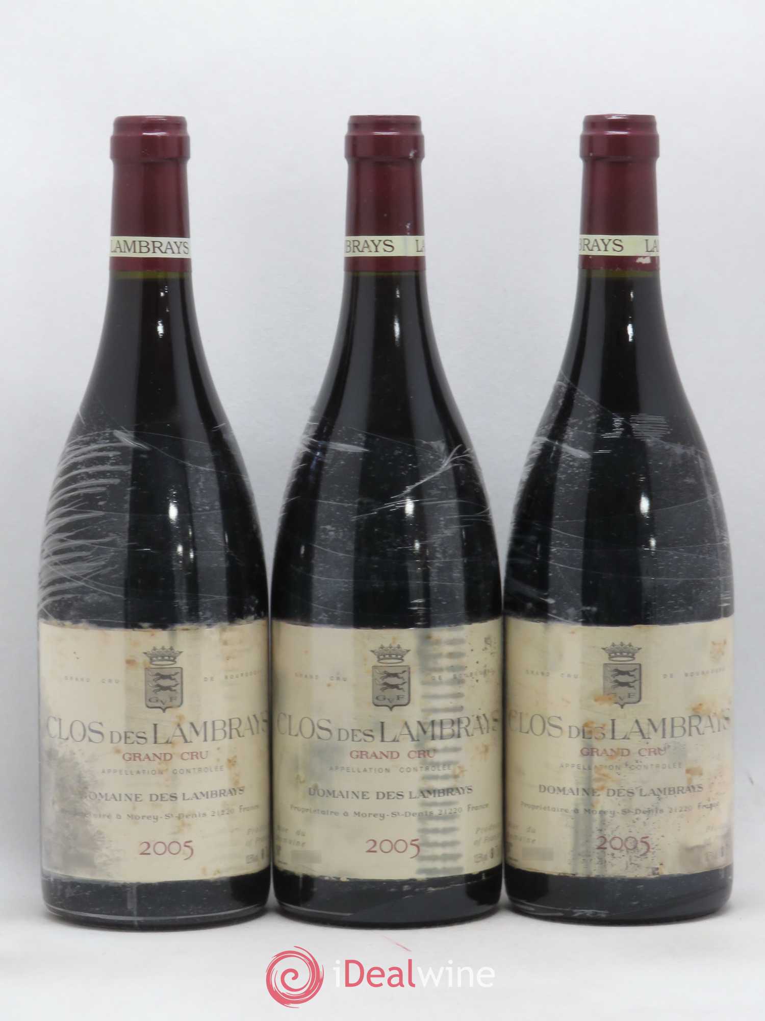 Clos des Lambrays Grand Cru Domaine des Lambrays 2005 - Lotto di 3 bottiglie - 0