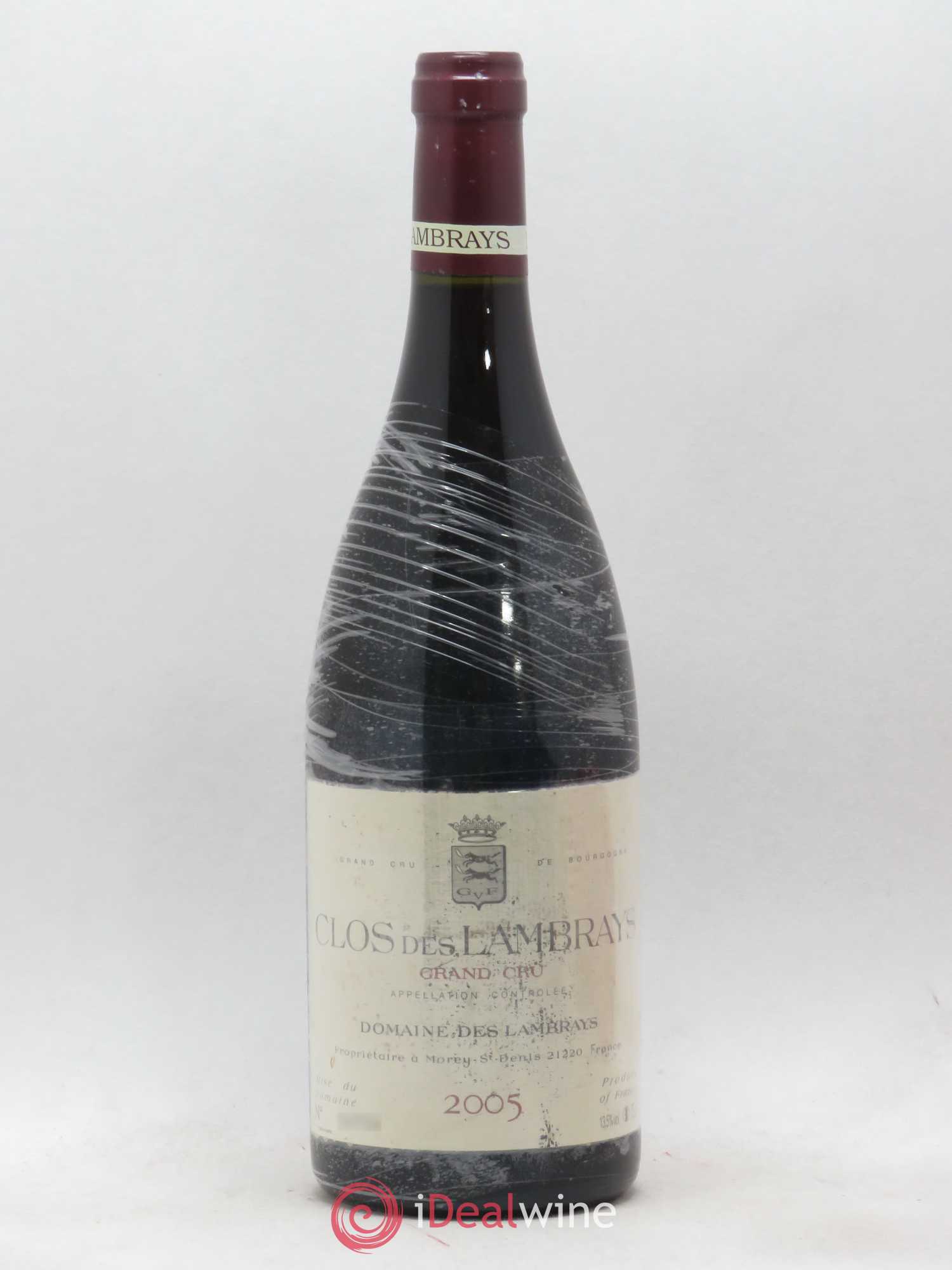 Clos des Lambrays Grand Cru Domaine des Lambrays 2005 - Lot de 1 bouteille - 0