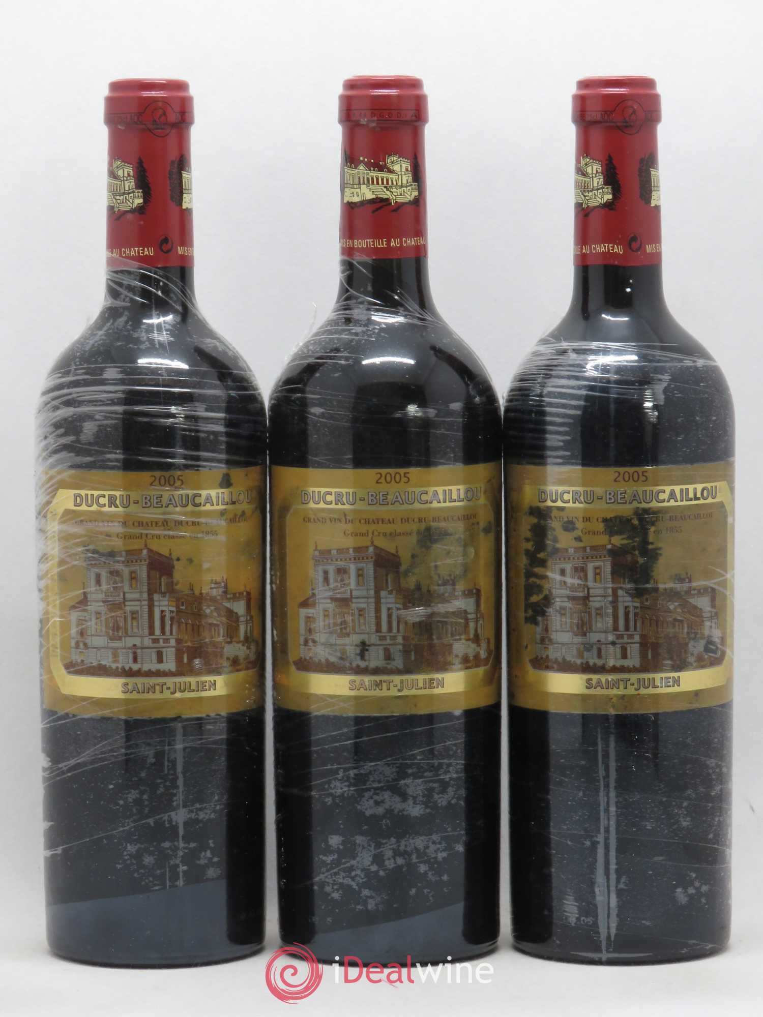Château Ducru Beaucaillou 2ème Grand Cru Classé 2005 - Lot de 3 bouteilles - 0