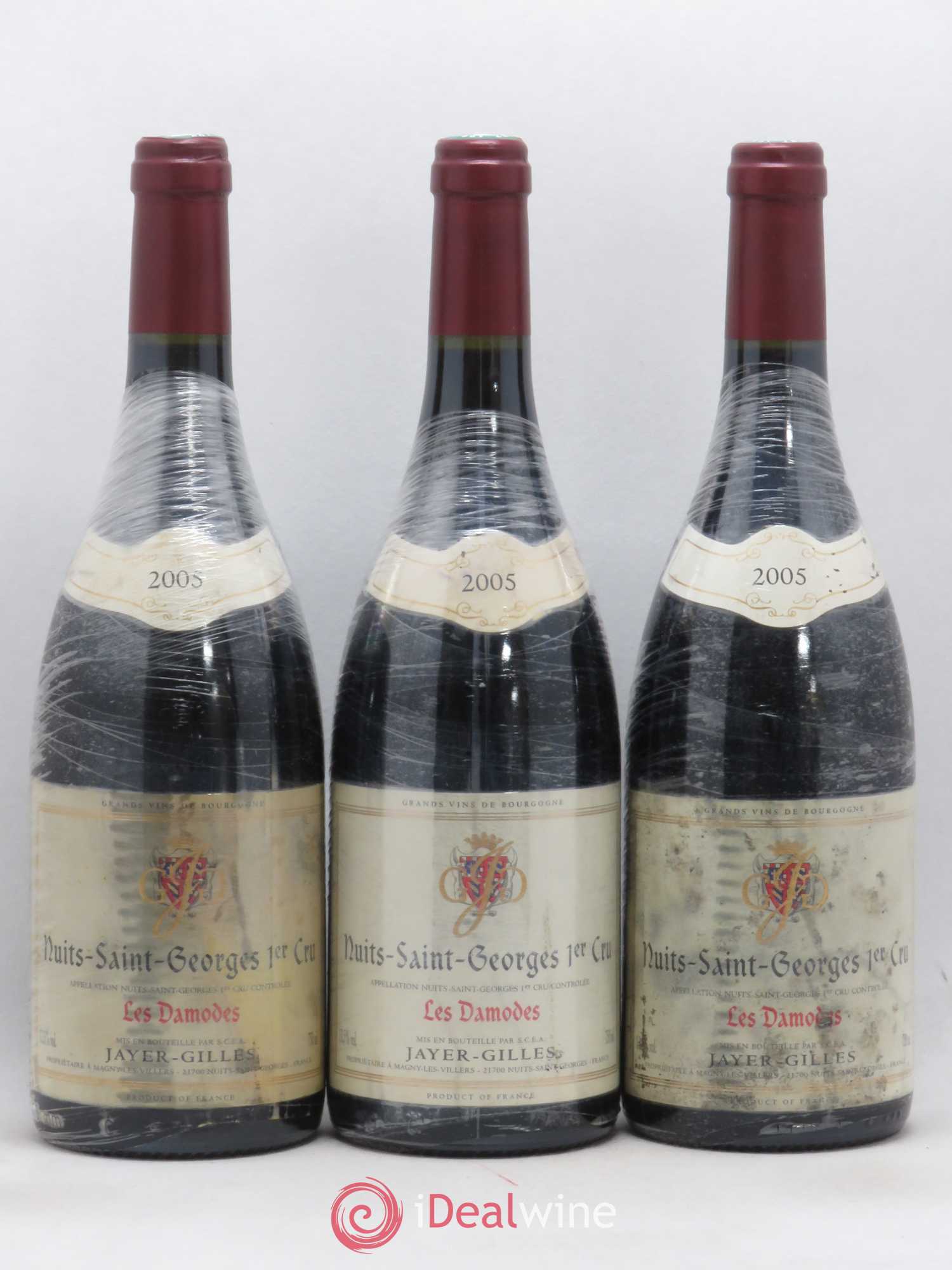 Nuits-Saint-Georges 1er Cru Les Damodes Jayer-Gilles 2005 - Lot de 3 bouteilles - 0
