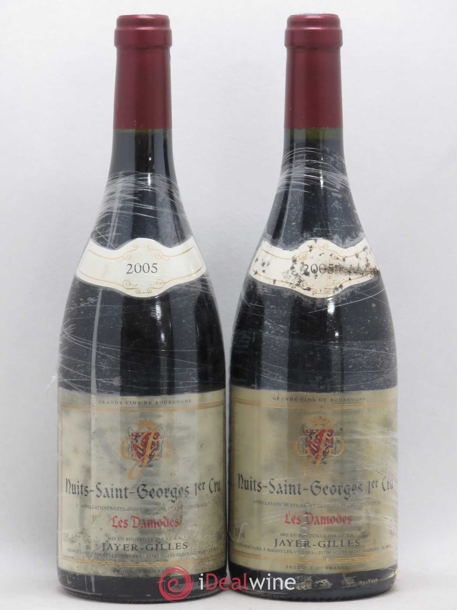 Nuits-Saint-Georges 1er Cru Les Damodes Jayer-Gilles 2005 - Lot de 2 bouteilles - 0