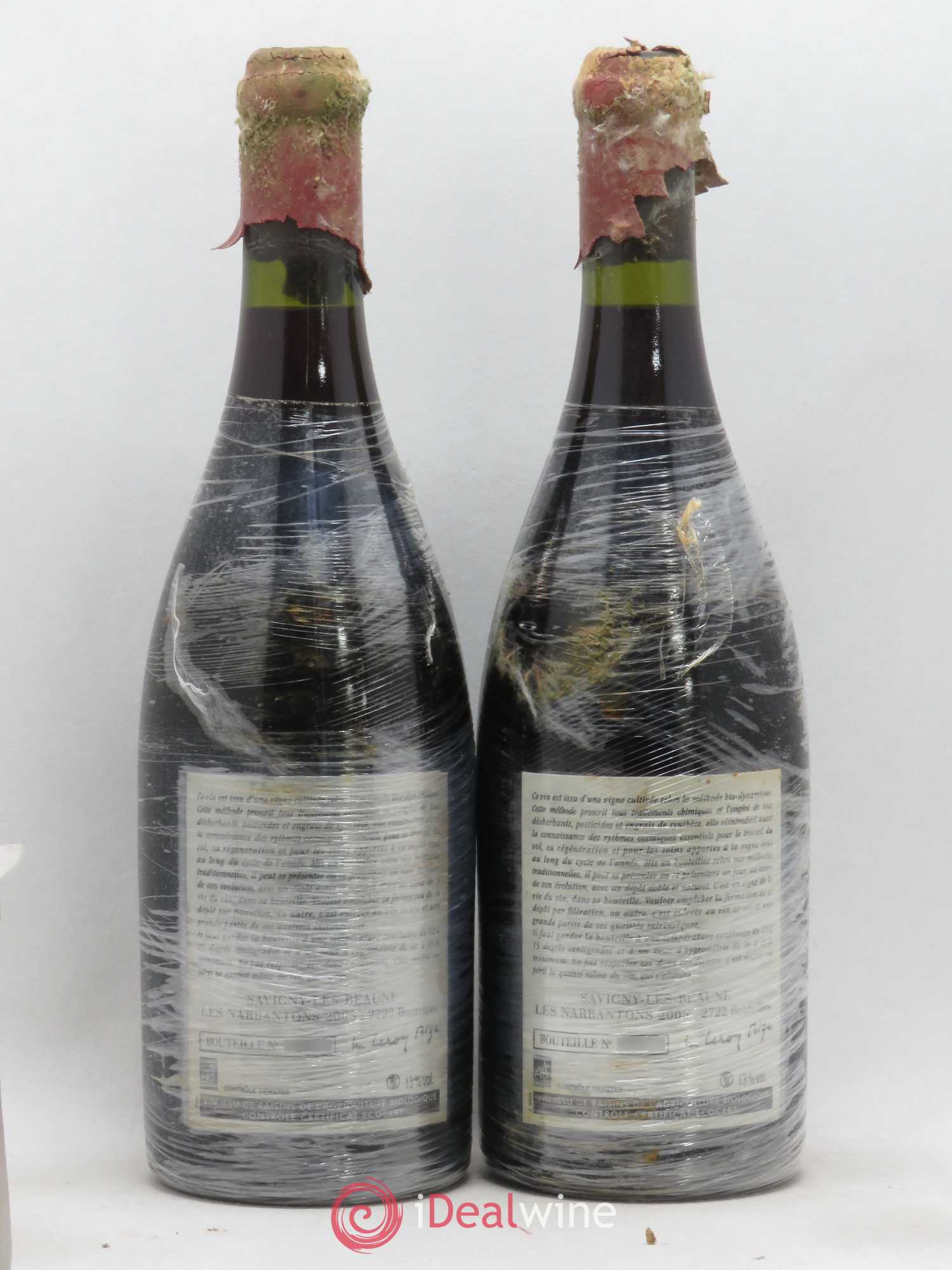 Savigny-lès-Beaune 1er Cru Les Narbantons Leroy (Domaine) 2005 - Lot de 2 bouteilles - 1