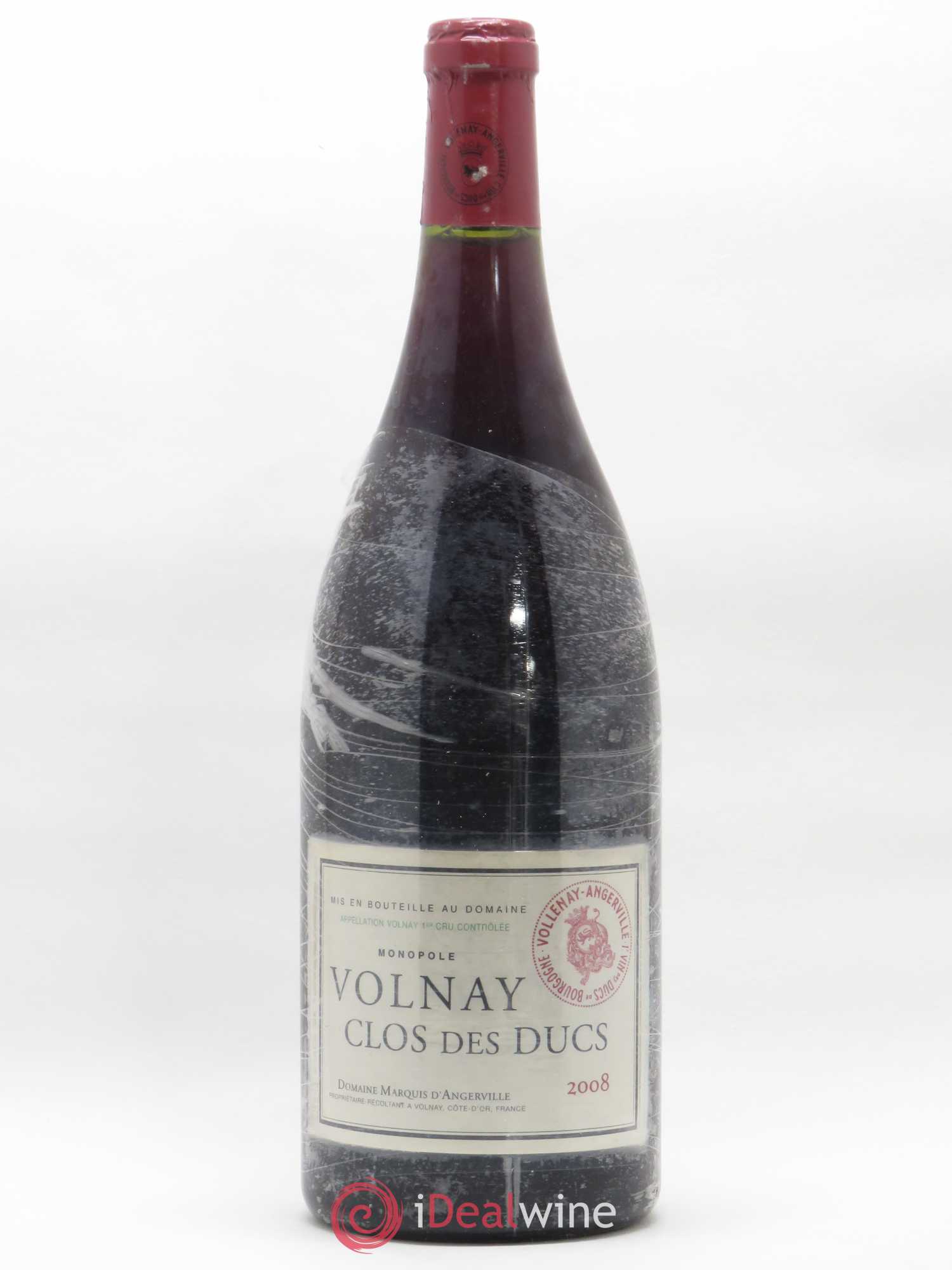 Volnay 1er Cru Clos des Ducs Marquis d'Angerville (Domaine) 2008 - Lot de 1 magnum - 0