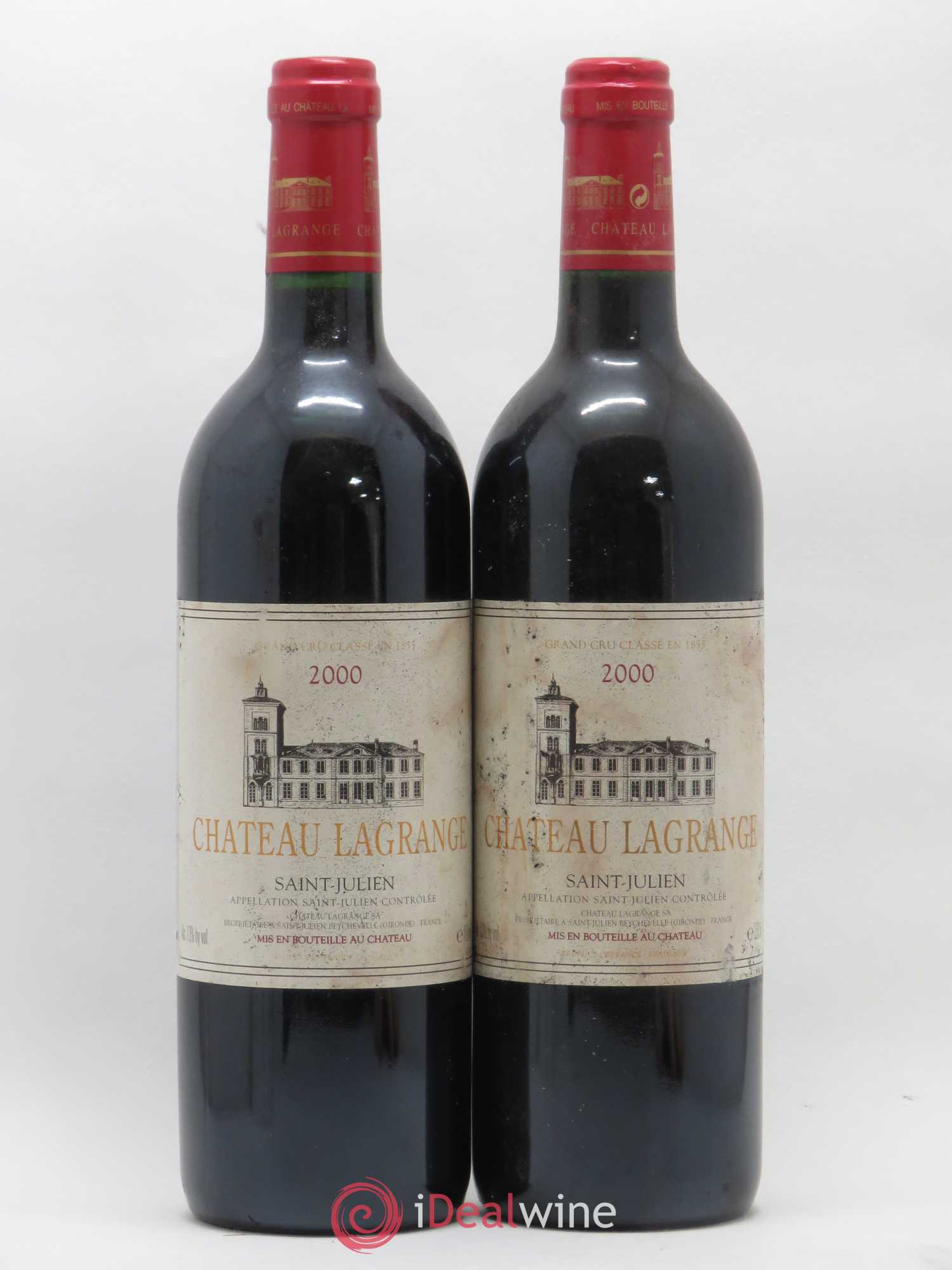 Château Lagrange 3ème Grand Cru Classé 2000 - Lot de 2 bouteilles - 0