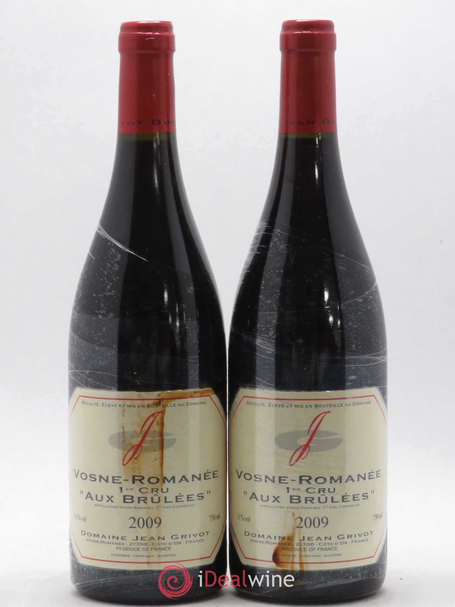 Vosne-Romanée 1er Cru Aux Brûlées Jean Grivot 2009 - Lot de 2 bouteilles - 0
