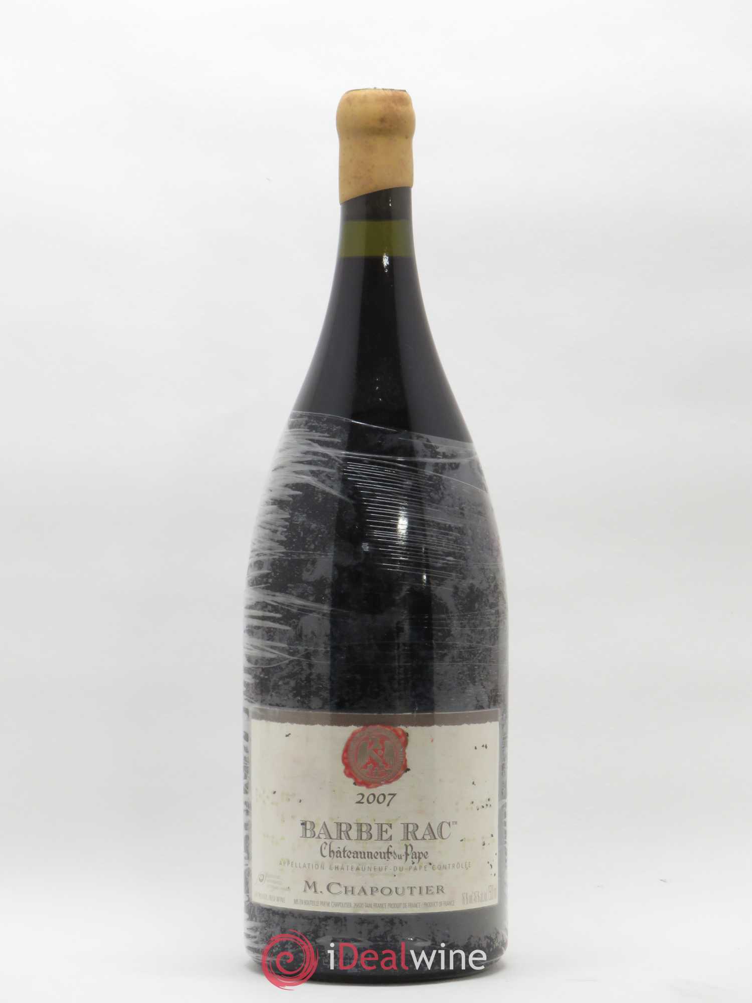 Châteauneuf-du-Pape Barbe Rac Chapoutier 2007 - Lot de 1 magnum - 0