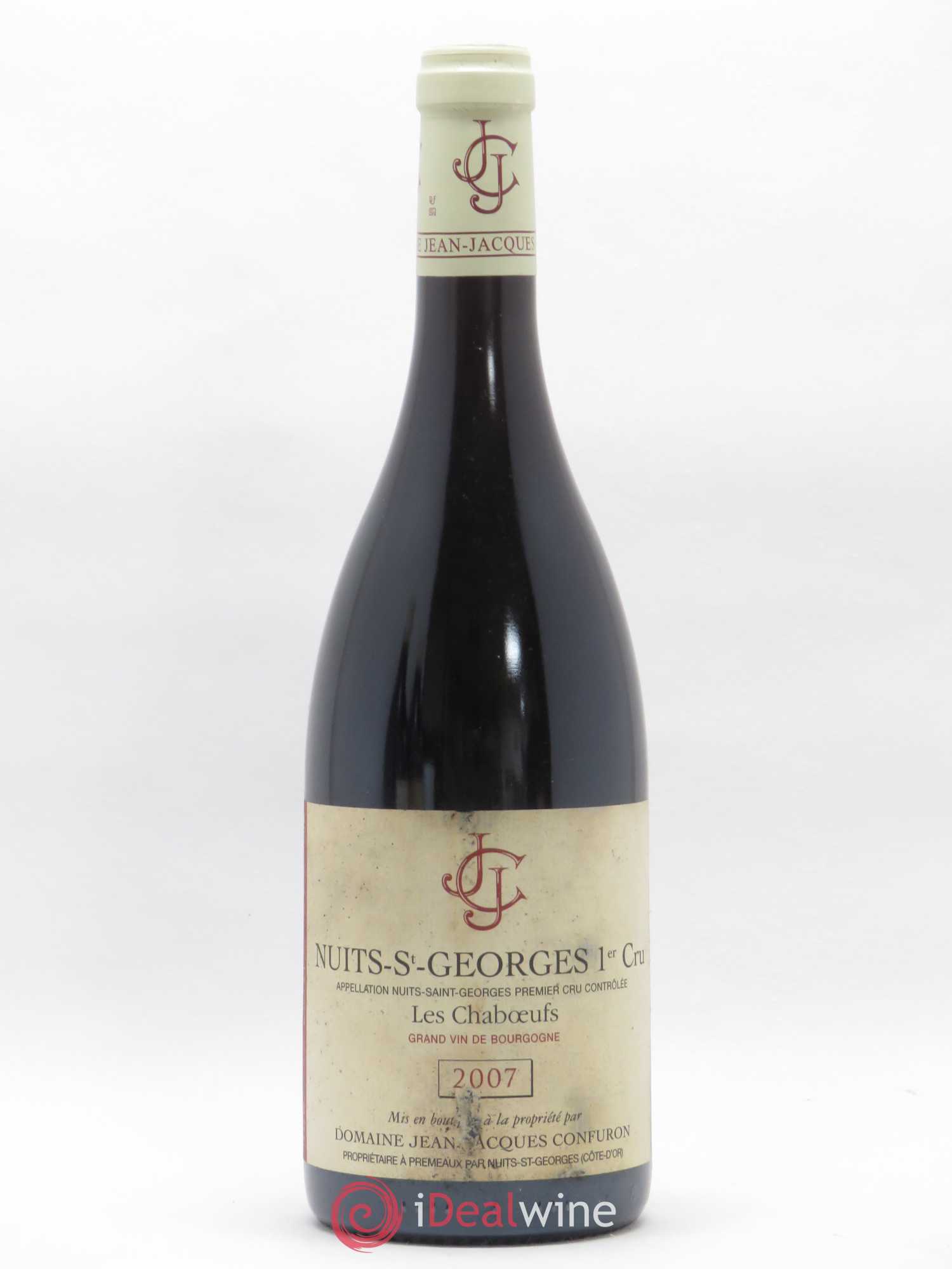 Nuits-Saint-Georges 1er Cru Les Chaboeufs Jean-Jacques Confuron 2007 - Lot de 1 bouteille - 0