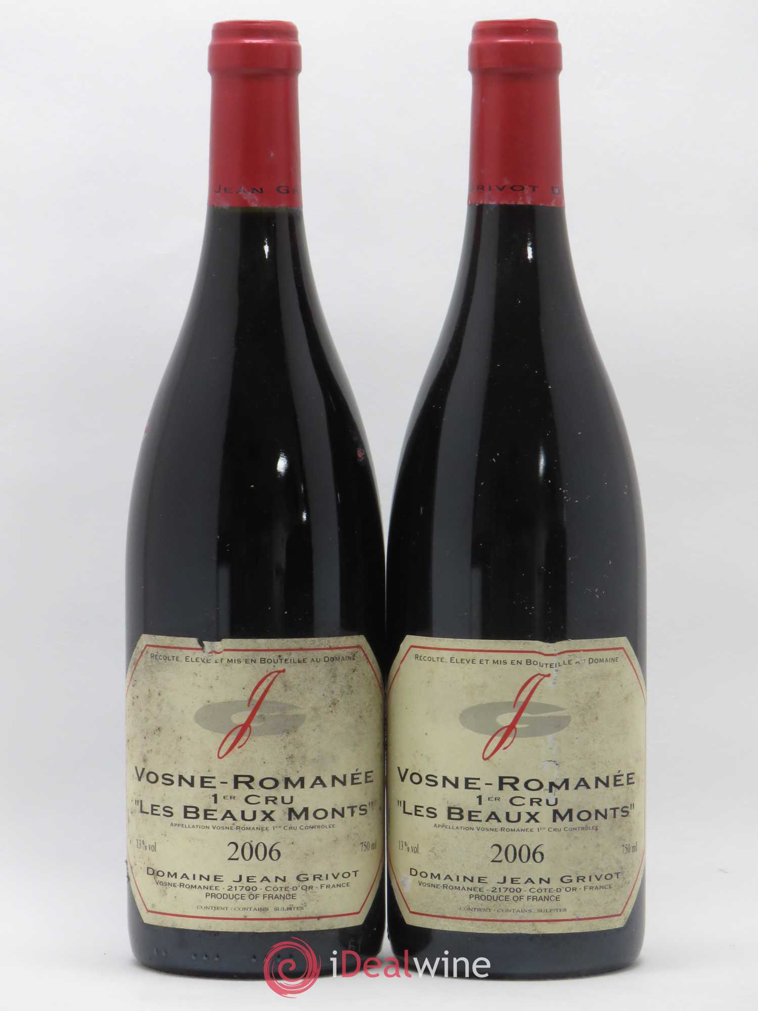 Vosne-Romanée 1er Cru Les Beaux-Monts Jean Grivot 2006 - Lot de 2 bouteilles - 0