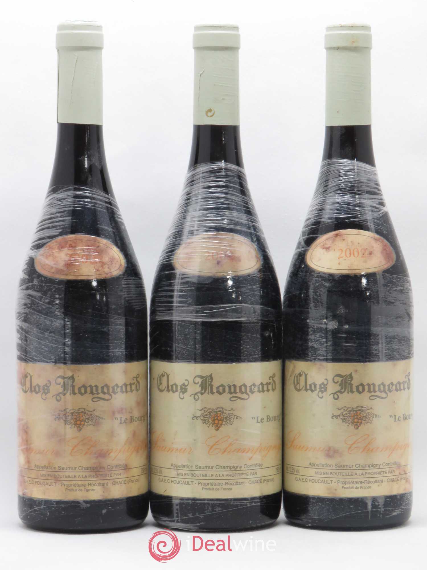 Saumur-Champigny Le Bourg Clos Rougeard 2002 - Lot de 3 bouteilles - 0