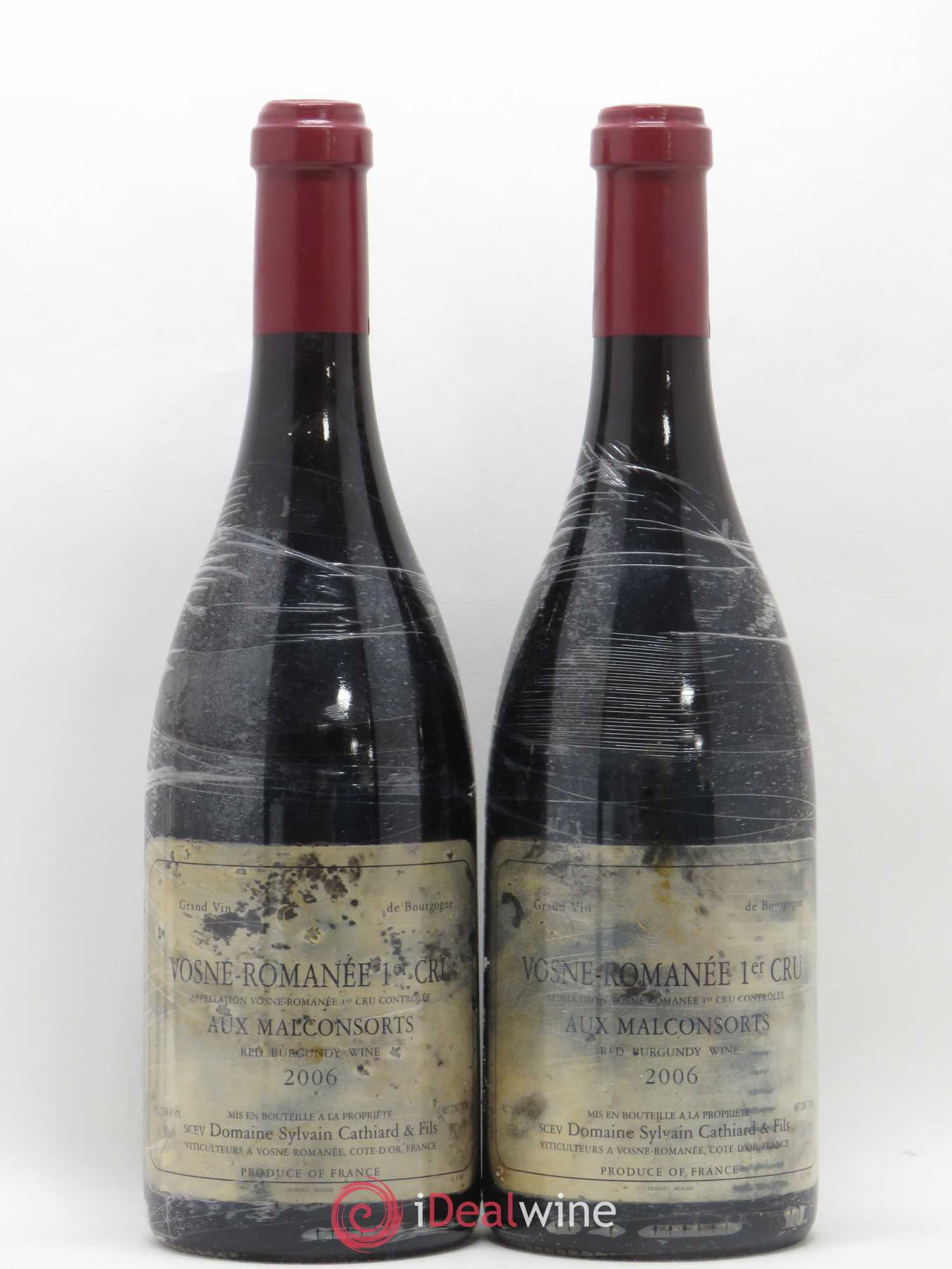 Vosne-Romanée 1er Cru Aux Malconsorts Sylvain Cathiard & Fils 2006 - Lot de 2 bouteilles - 0