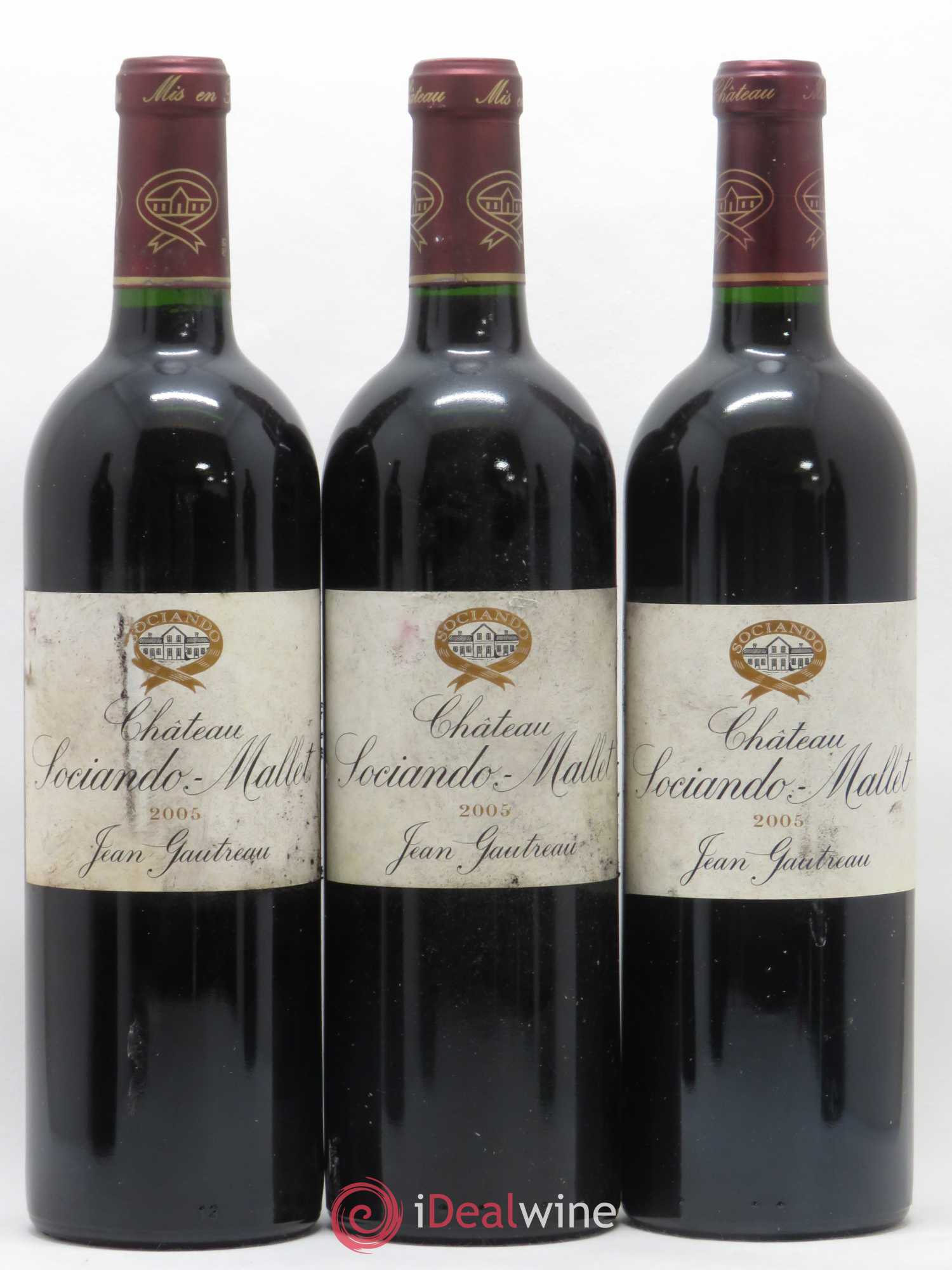 Château Sociando Mallet 2005 - Lot de 6 bouteilles - 2