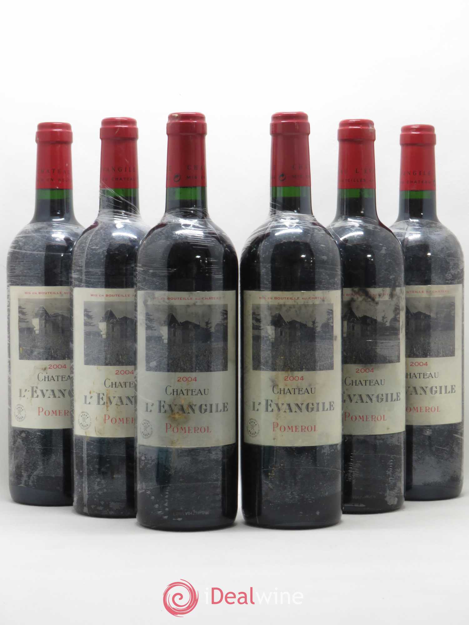 Château l' Évangile 2004 - Lot de 6 bouteilles - 0