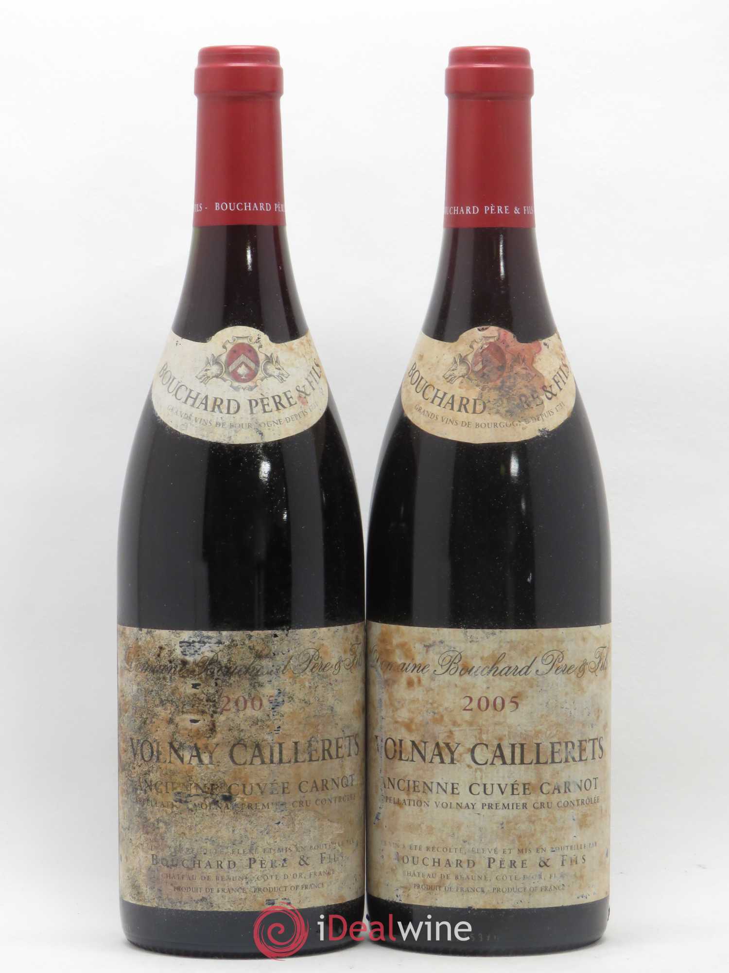 Volnay 1er Cru Caillerets - Ancienne Cuvée Carnot Bouchard Père & Fils 2005 - Lot de 2 bouteilles - 0