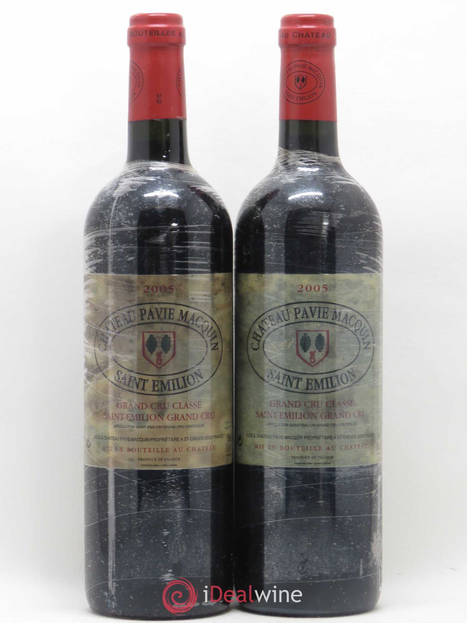 Château Pavie Macquin 1er Grand Cru Classé B 2005 - Lot de 2 bouteilles - 0