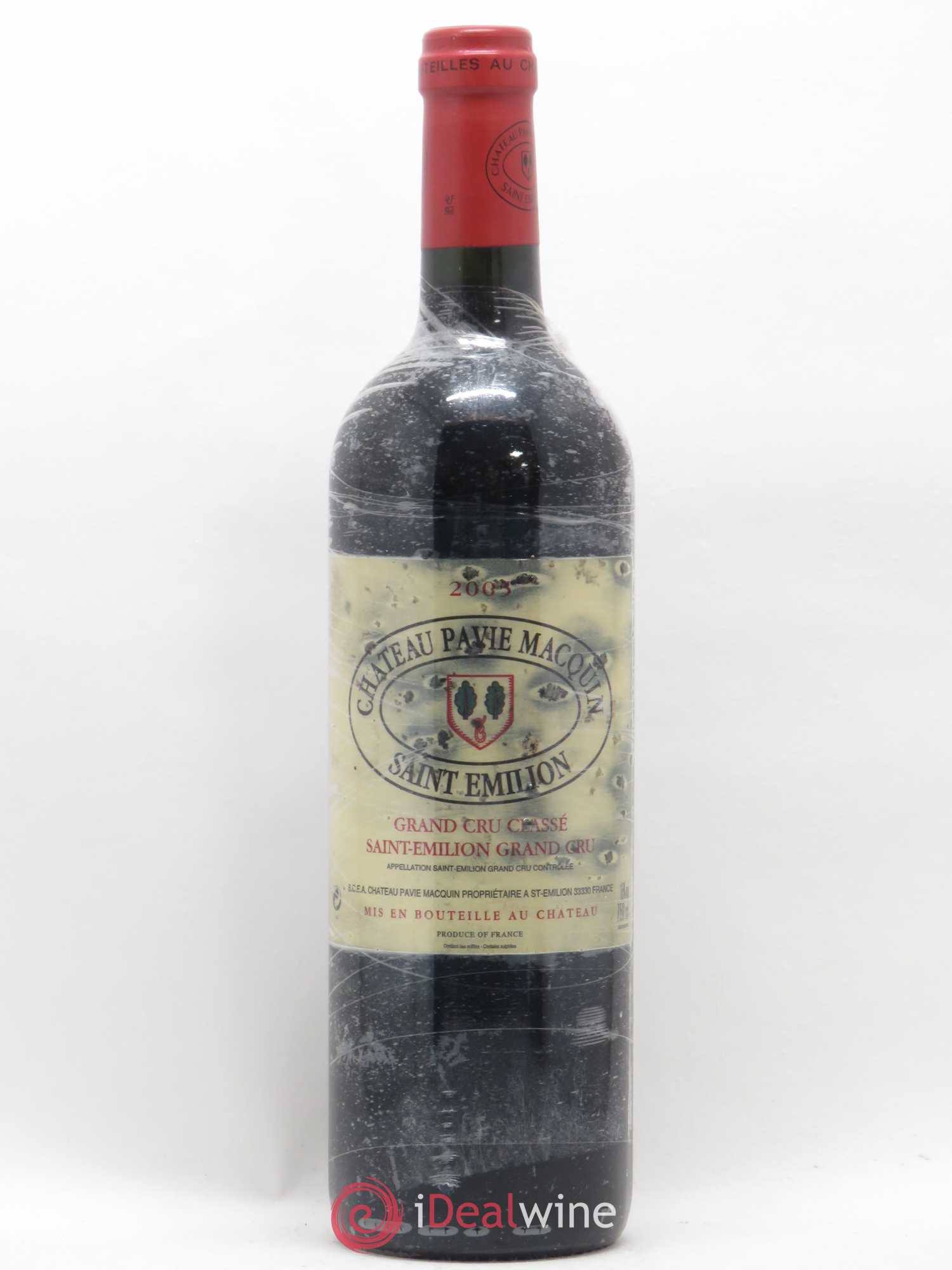 Château Pavie Macquin 1er Grand Cru Classé B 2005 - Lot de 1 bouteille - 0