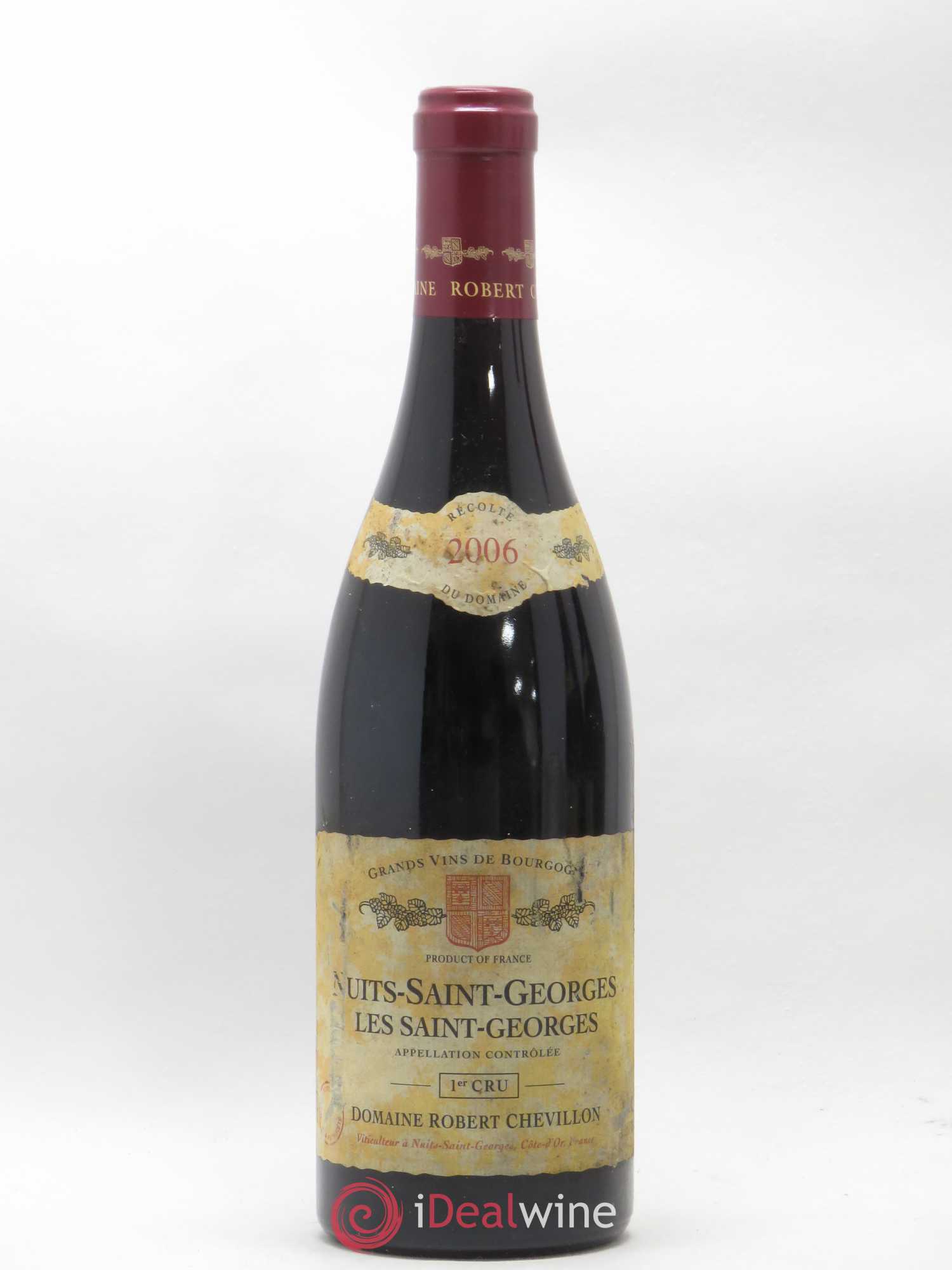 Nuits-Saint-Georges 1er Cru Les Saint Georges Robert Chevillon 2006 - Lot de 1 bouteille - 0