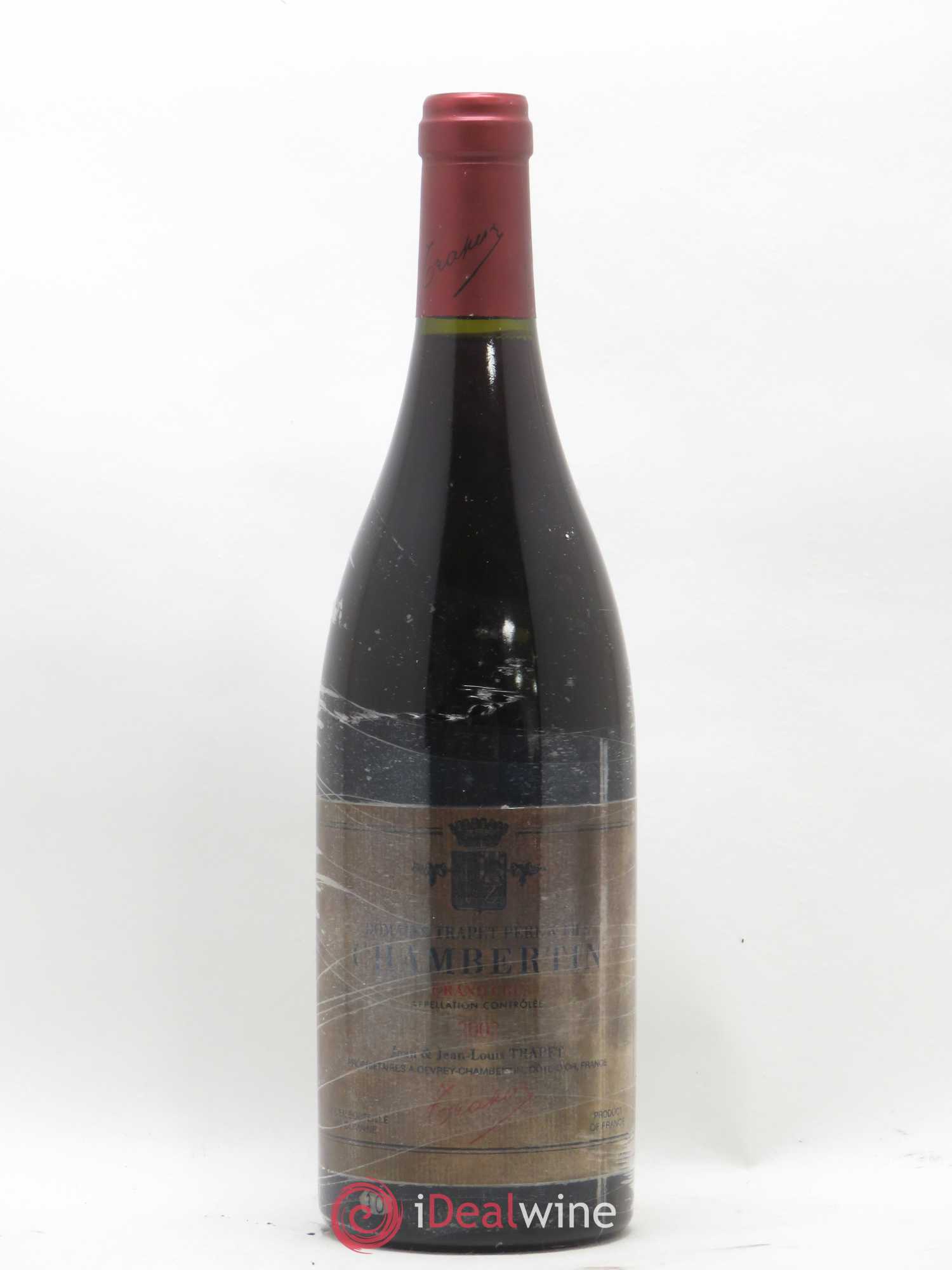 Chambertin Grand Cru Domaine Trapet 2002 - Lot de 1 bouteille - 0