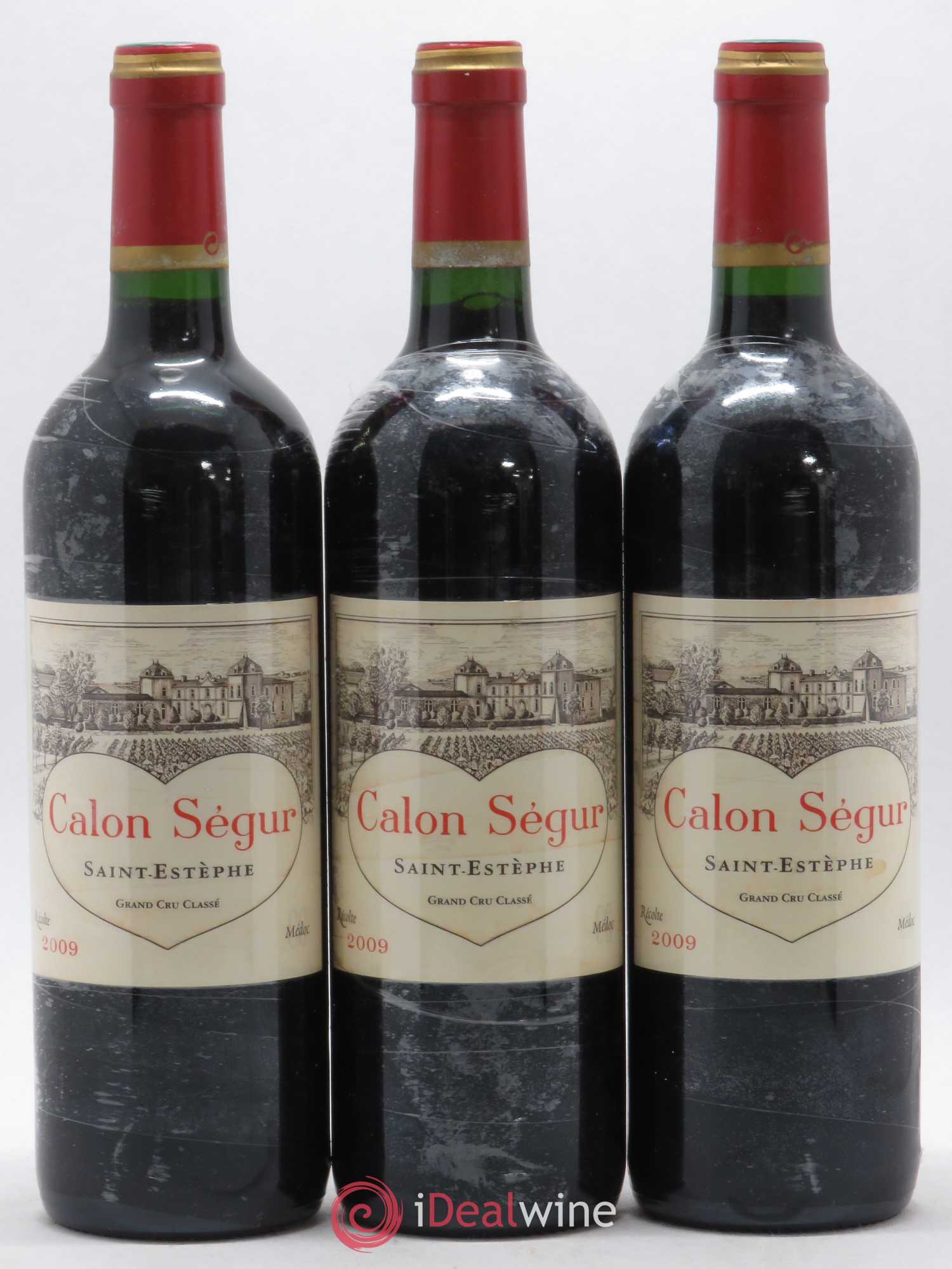Château Calon Ségur 3ème Grand Cru Classé 2009 - Lot de 3 bouteilles - 0