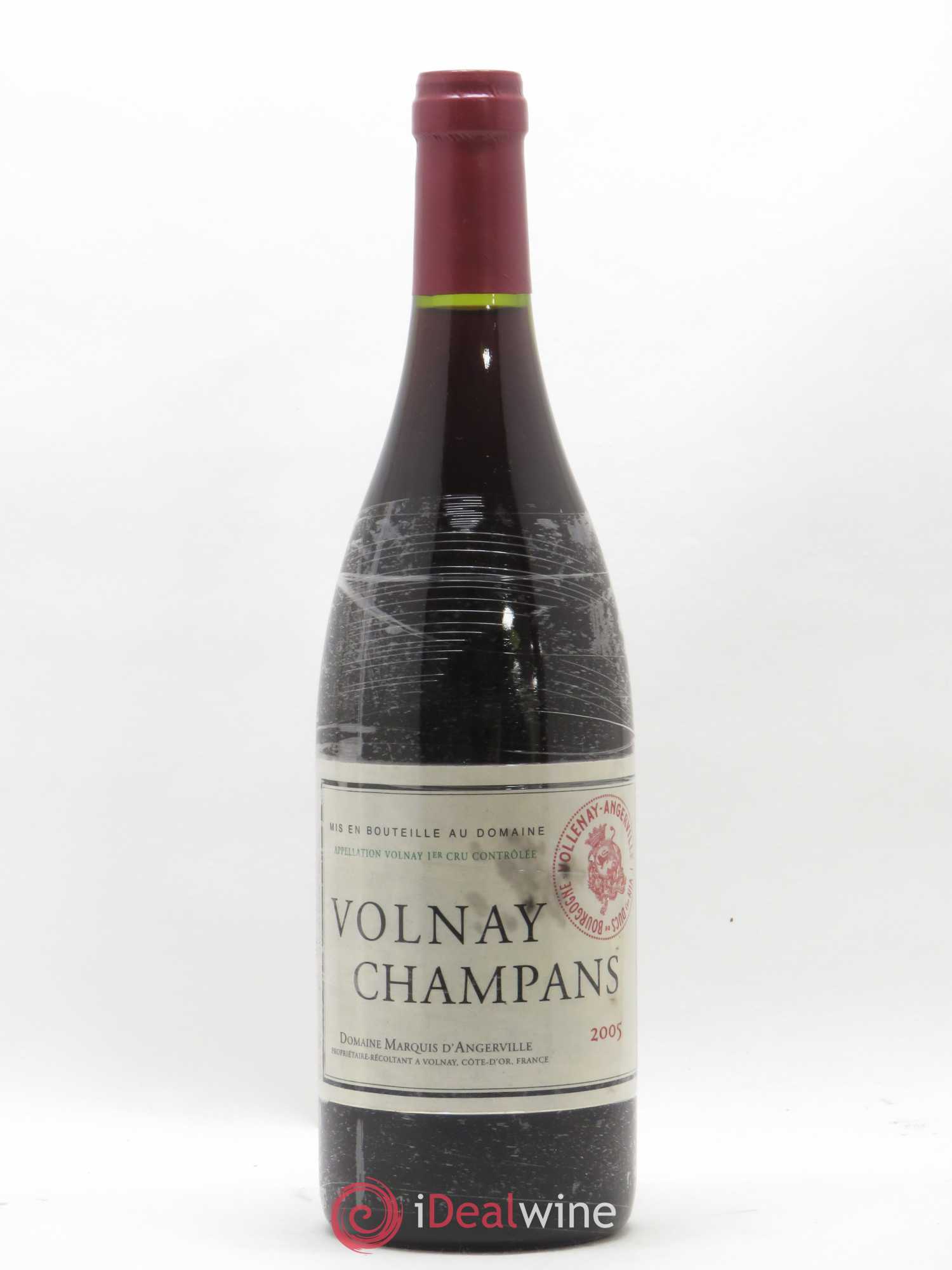 Volnay 1er Cru Champans Marquis d'Angerville (Domaine) 2005 - Lot de 1 bouteille - 0