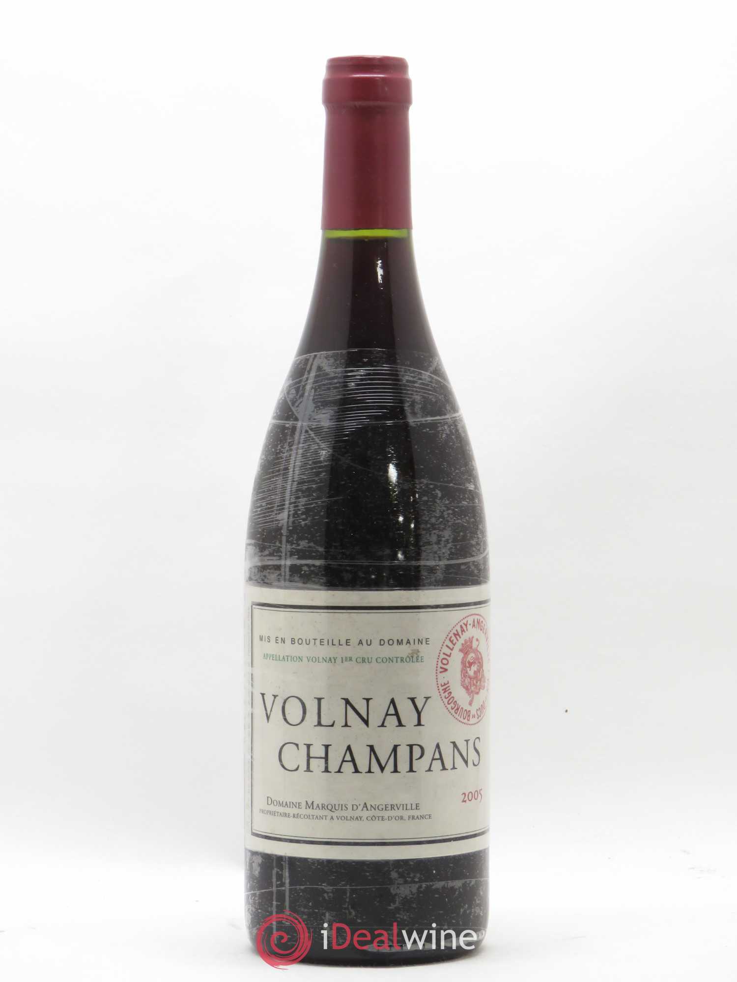 Volnay 1er Cru Champans Marquis d'Angerville (Domaine) 2005 - Lot de 1 bouteille - 0