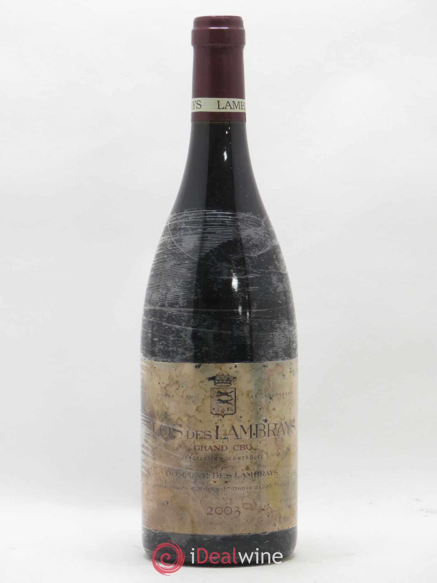 Clos des Lambrays Grand Cru Domaine des Lambrays 2003 - Lot de 1 bouteille - 0