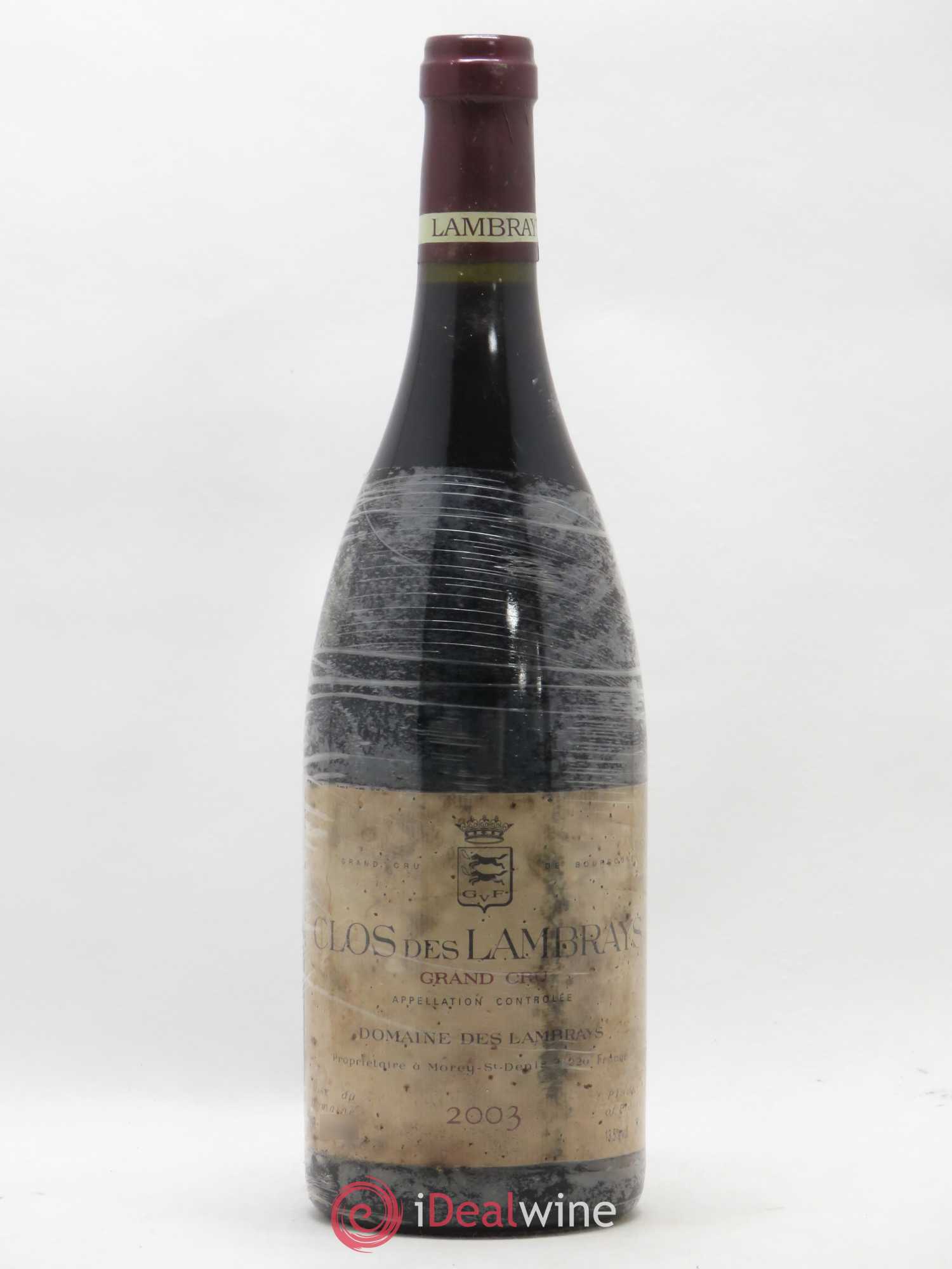 Clos des Lambrays Grand Cru Domaine des Lambrays 2003 - Lot de 1 bouteille - 0