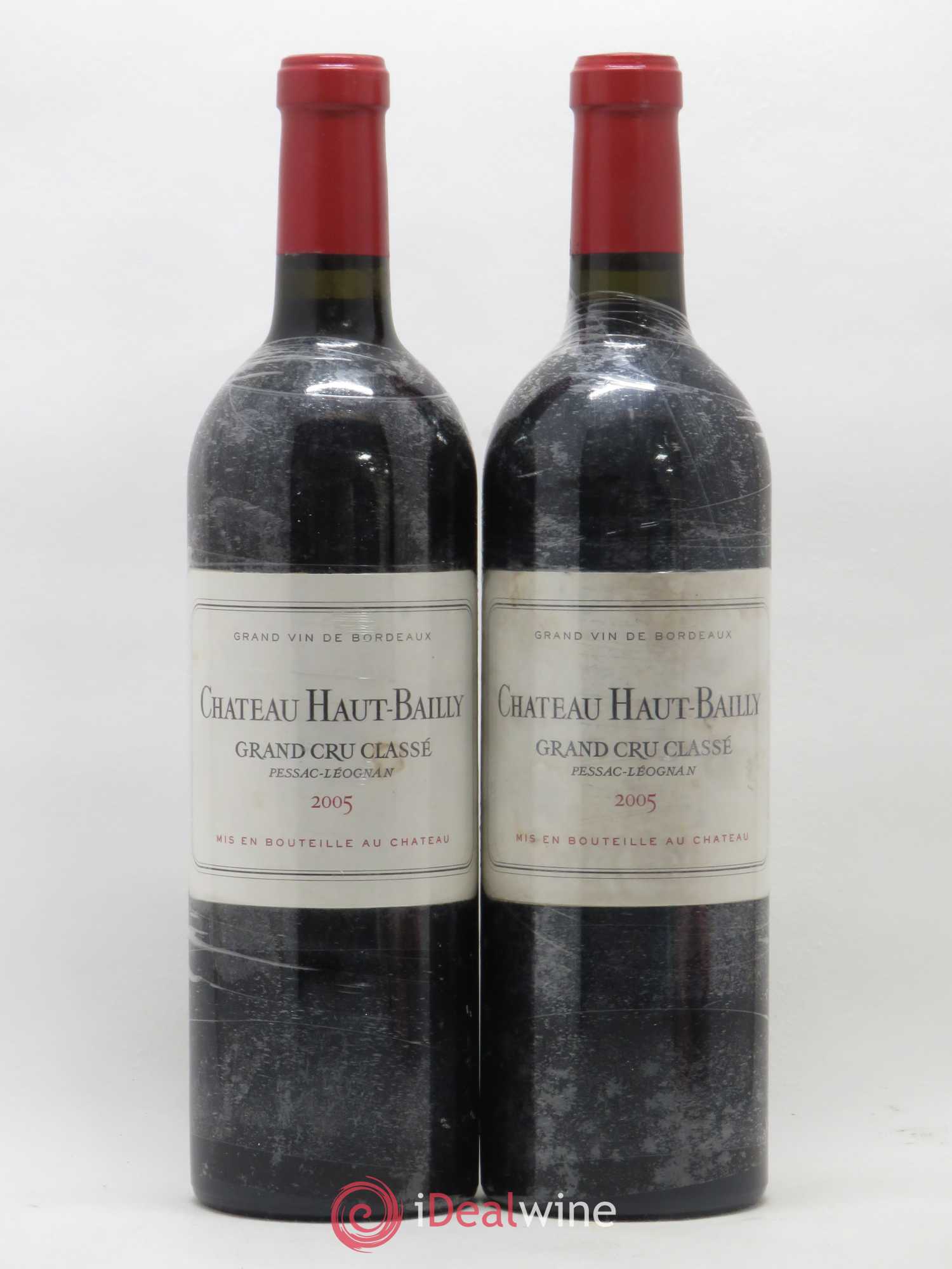 Château Haut-Bailly Cru Classé de Graves 2005 - Lot de 2 bouteilles - 0