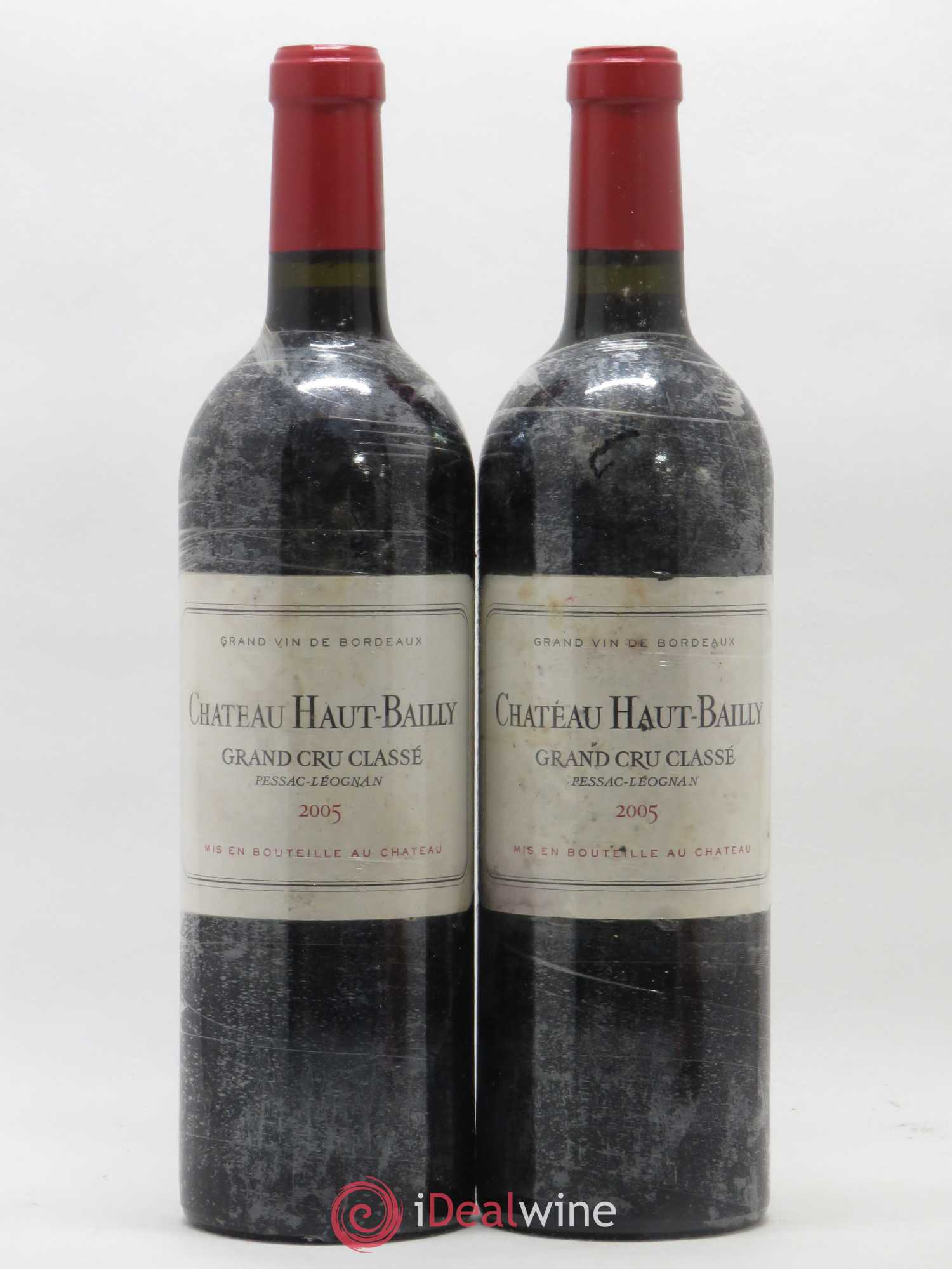 Château Haut-Bailly Cru Classé de Graves 2005 - Lot de 2 bouteilles - 0