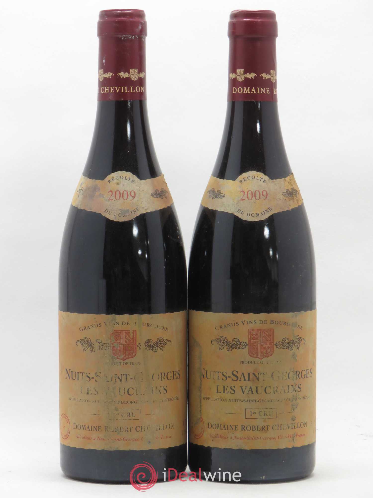 Nuits-Saint-Georges 1er Cru Les Vaucrains Robert Chevillon 2009 - Lot de 2 bouteilles - 0