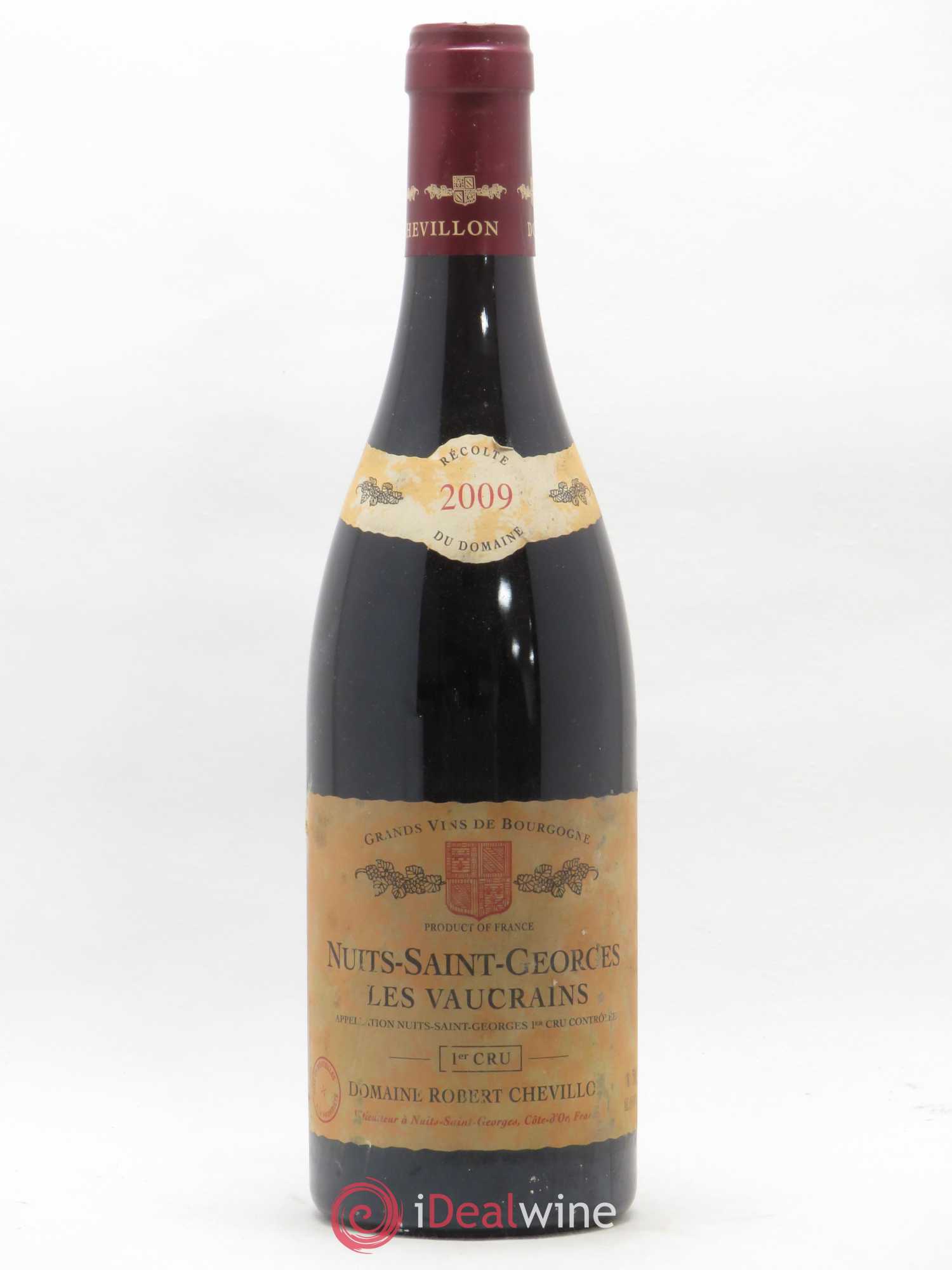 Nuits-Saint-Georges 1er Cru Les Vaucrains Robert Chevillon 2009 - Lot de 1 bouteille - 0