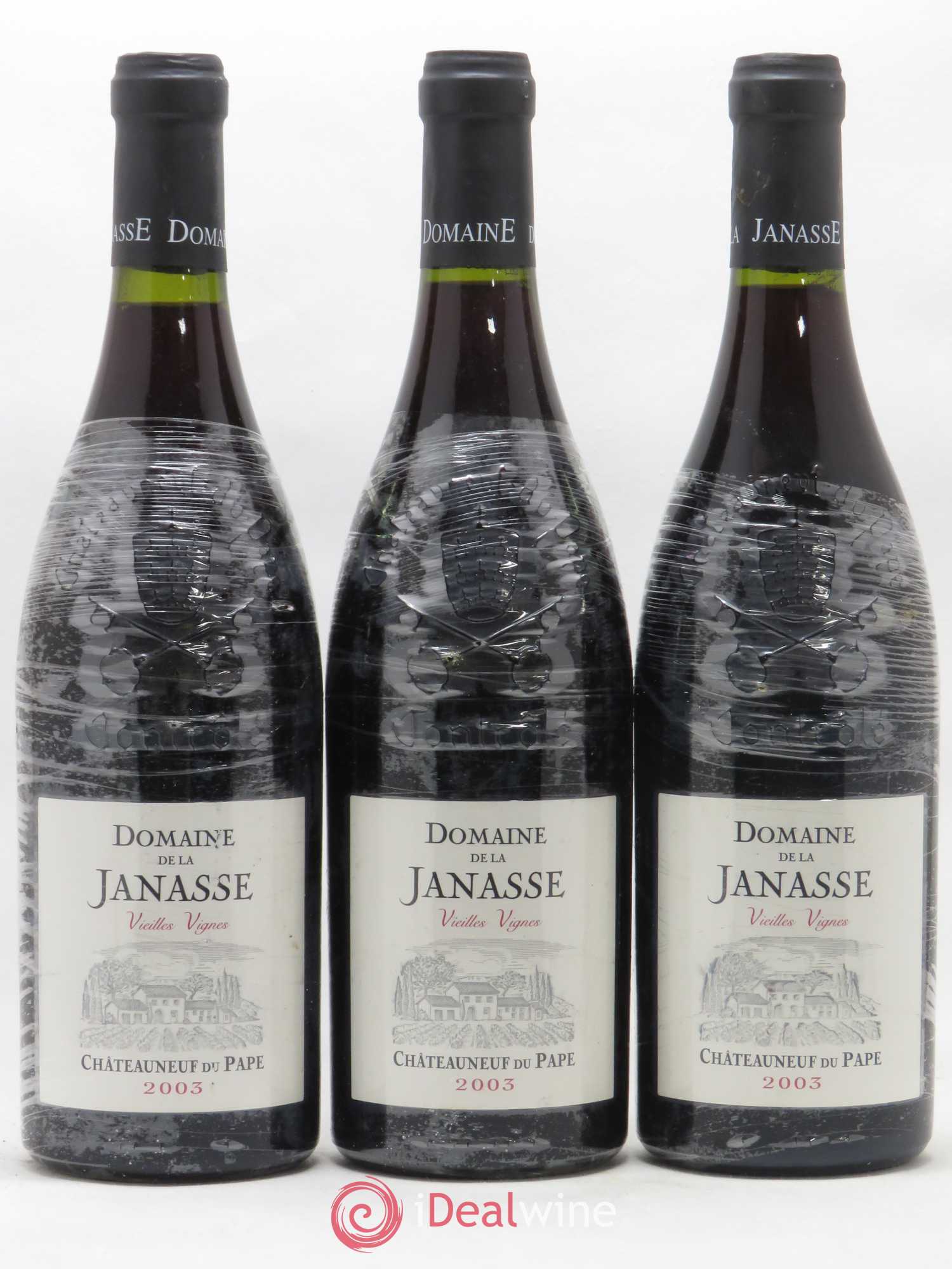 Châteauneuf-du-Pape Cuvée Vieilles Vignes La Janasse (Domaine de) 2003 - Lot de 3 bouteilles - 0