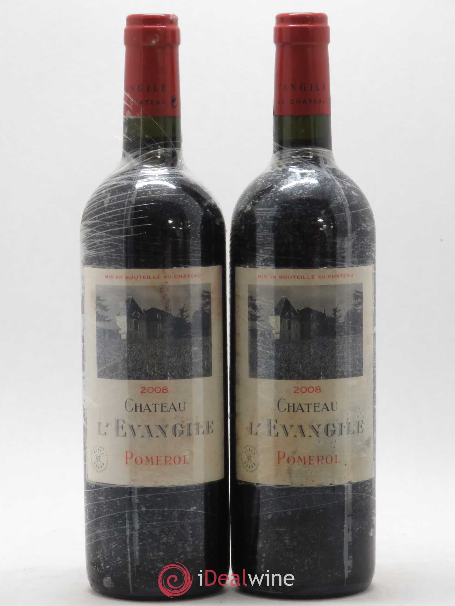 Château l' Évangile 2008 - Lot de 2 bouteilles - 0