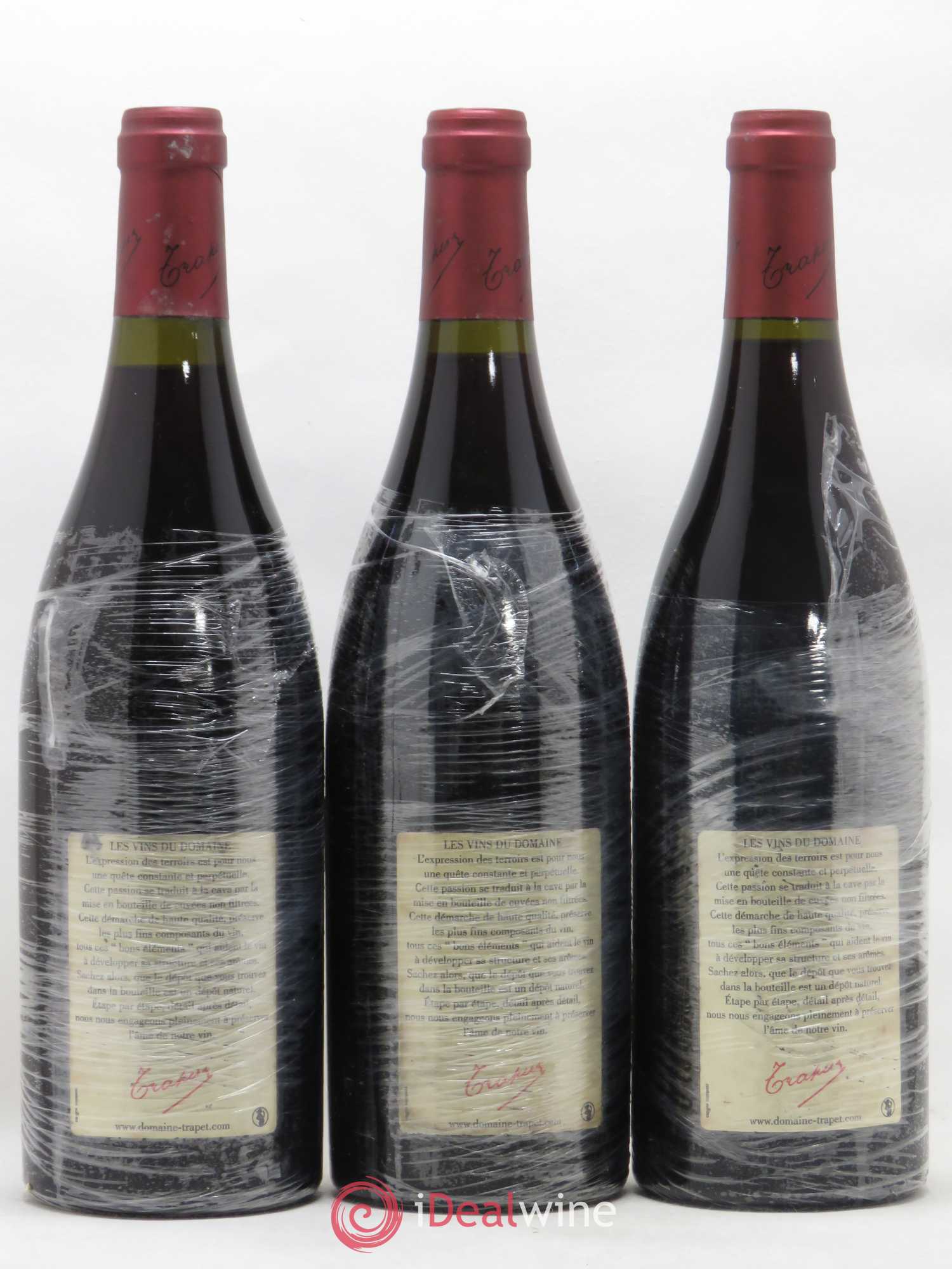 Chambertin Grand Cru Domaine Trapet 2004 - Lot de 3 bouteilles - 1