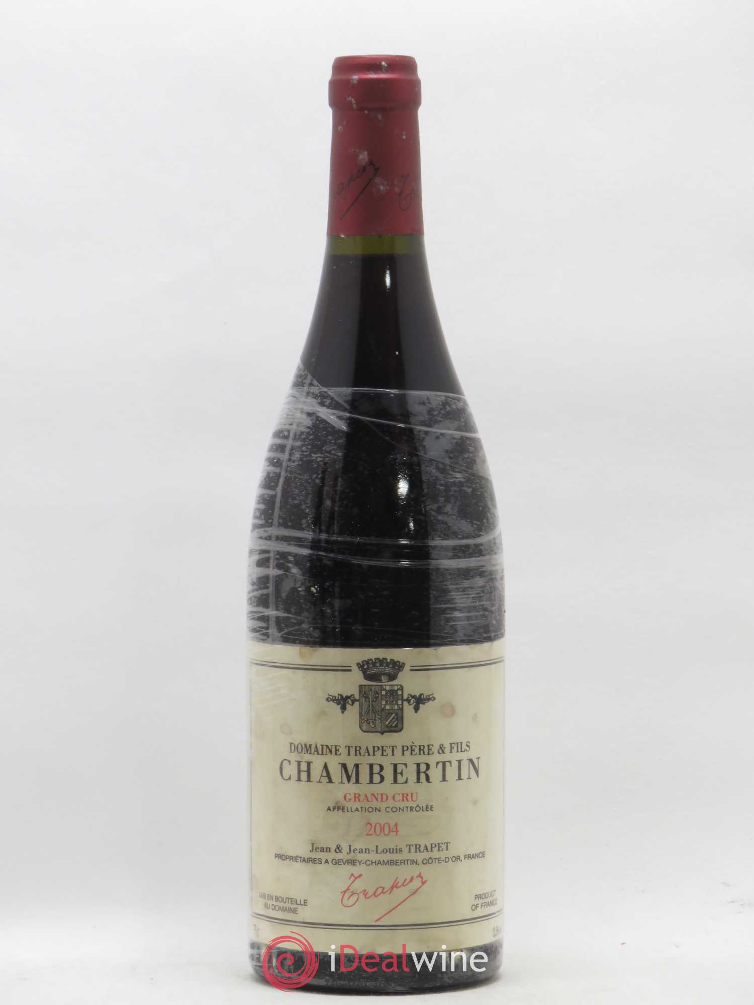 Chambertin Grand Cru Domaine Trapet 2004 - Lot de 1 bouteille - 0