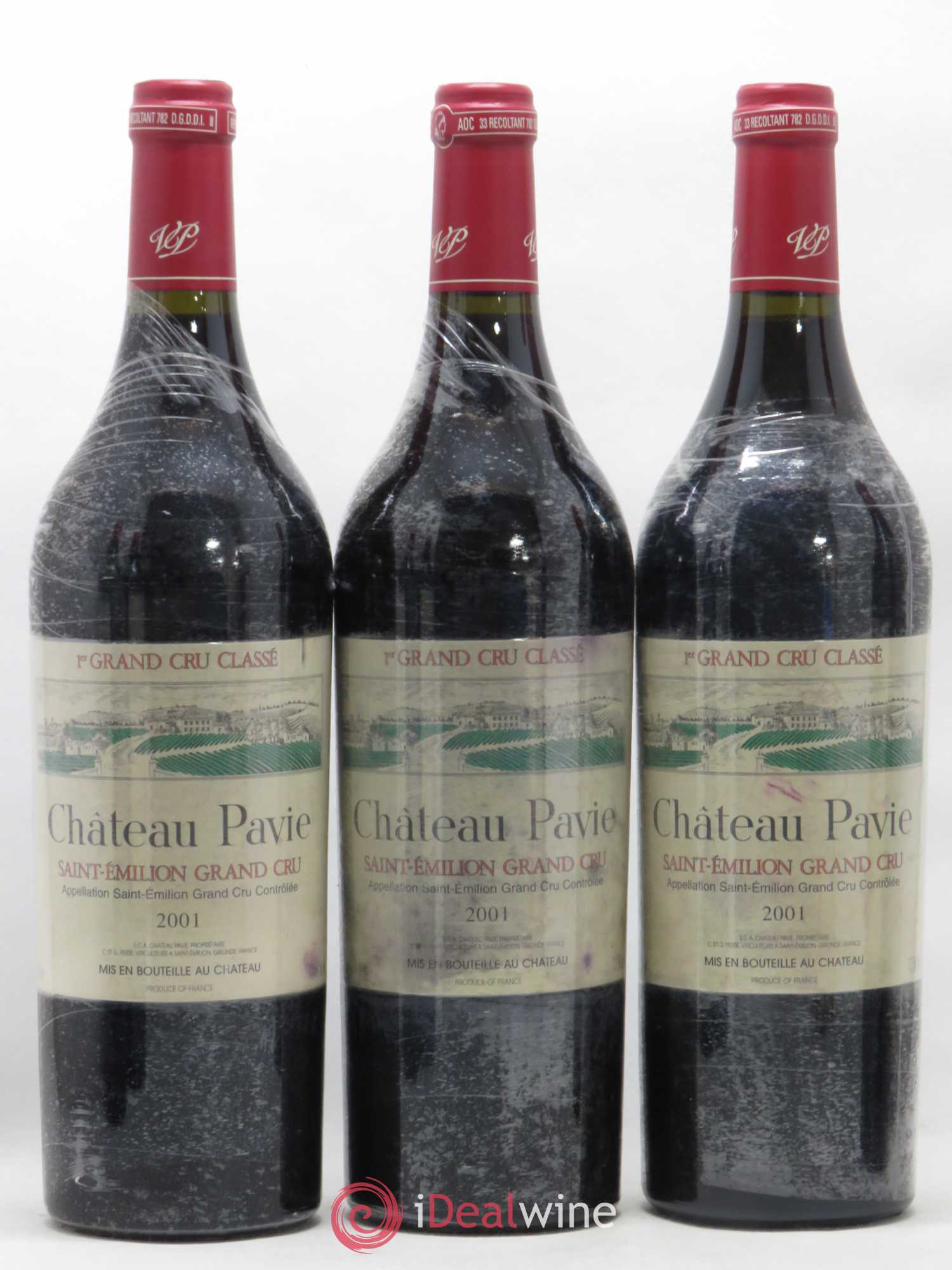 Château Pavie 1er Grand Cru Classé A 2001 - Lot de 6 bouteilles - 2