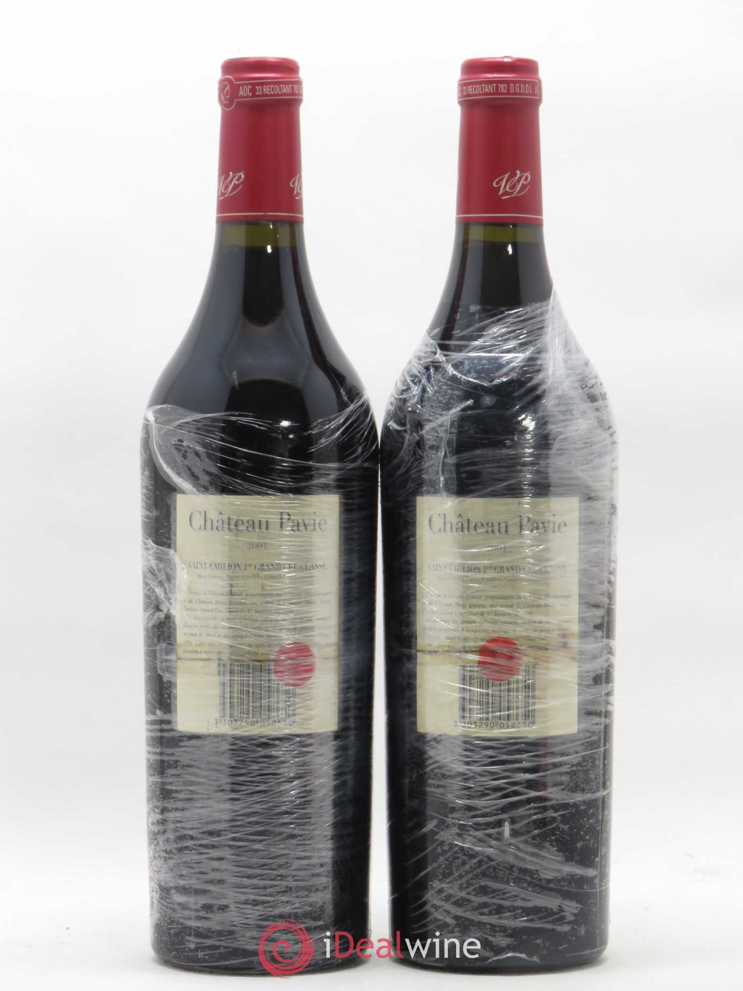 Château Pavie 1er Grand Cru Classé A 2001 - Lot de 2 bouteilles - 1