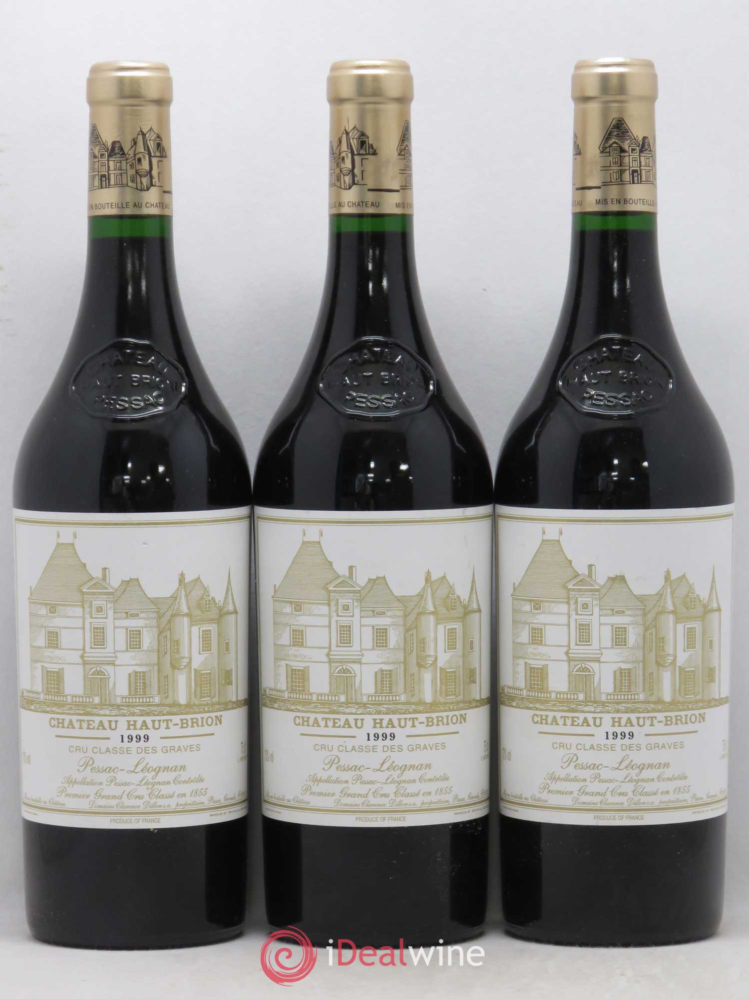 Château Haut Brion 1er Grand Cru Classé 1999 - Lot de 6 bouteilles - 1
