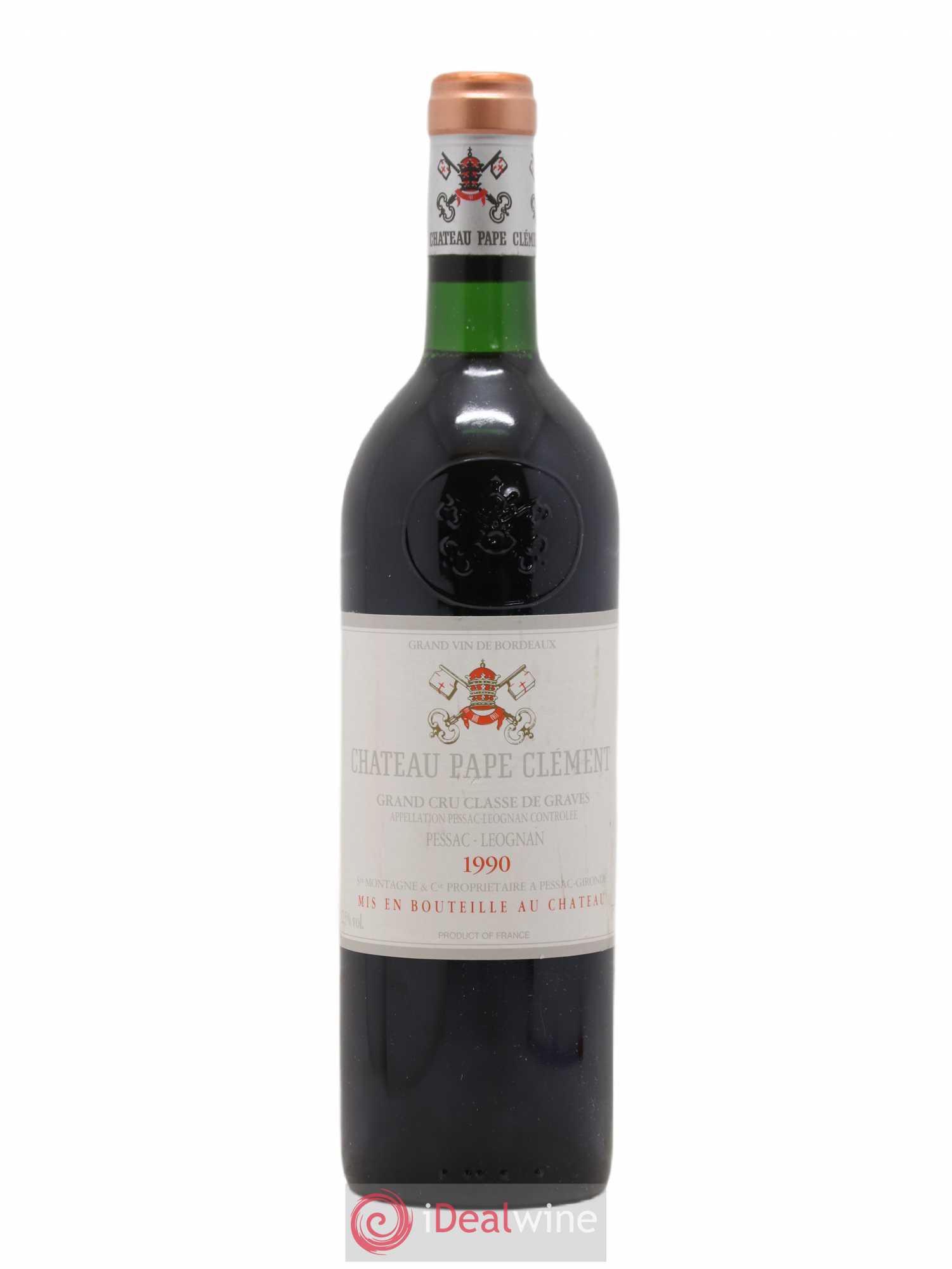 Château Pape Clément Cru Classé de Graves 1990 - Lot de 1 bouteille - 0
