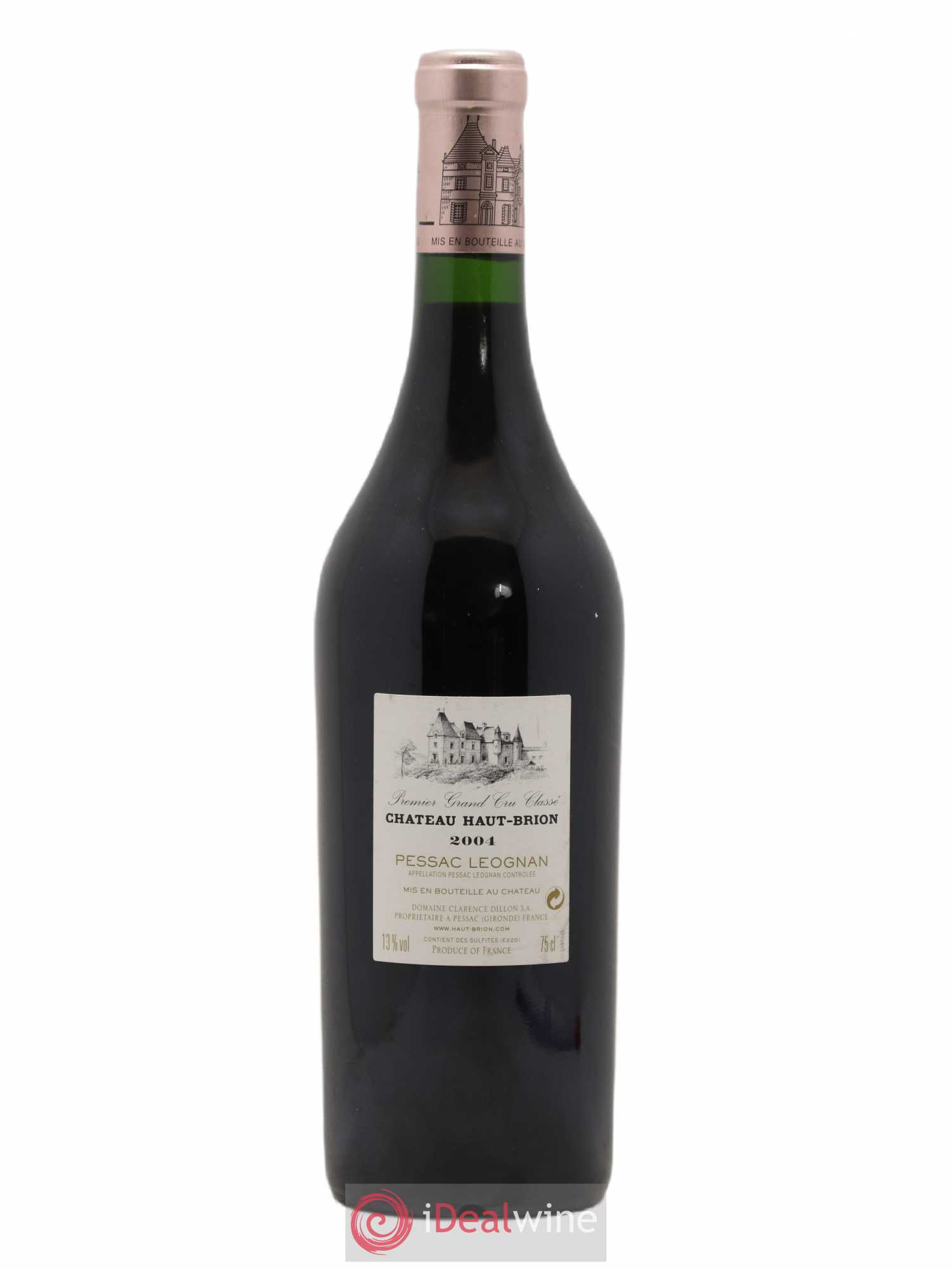 Château Haut Brion 1er Grand Cru Classé 2004 - Lot de 1 bouteille - 1