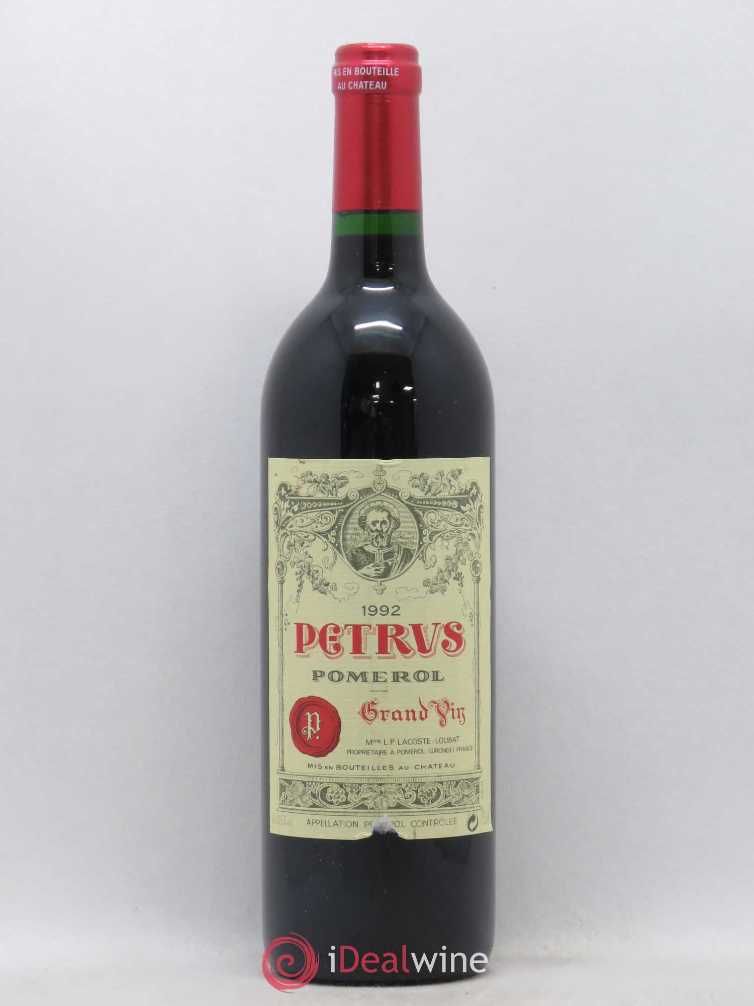 Petrus 1992 - Lot de 1 bouteille - 0
