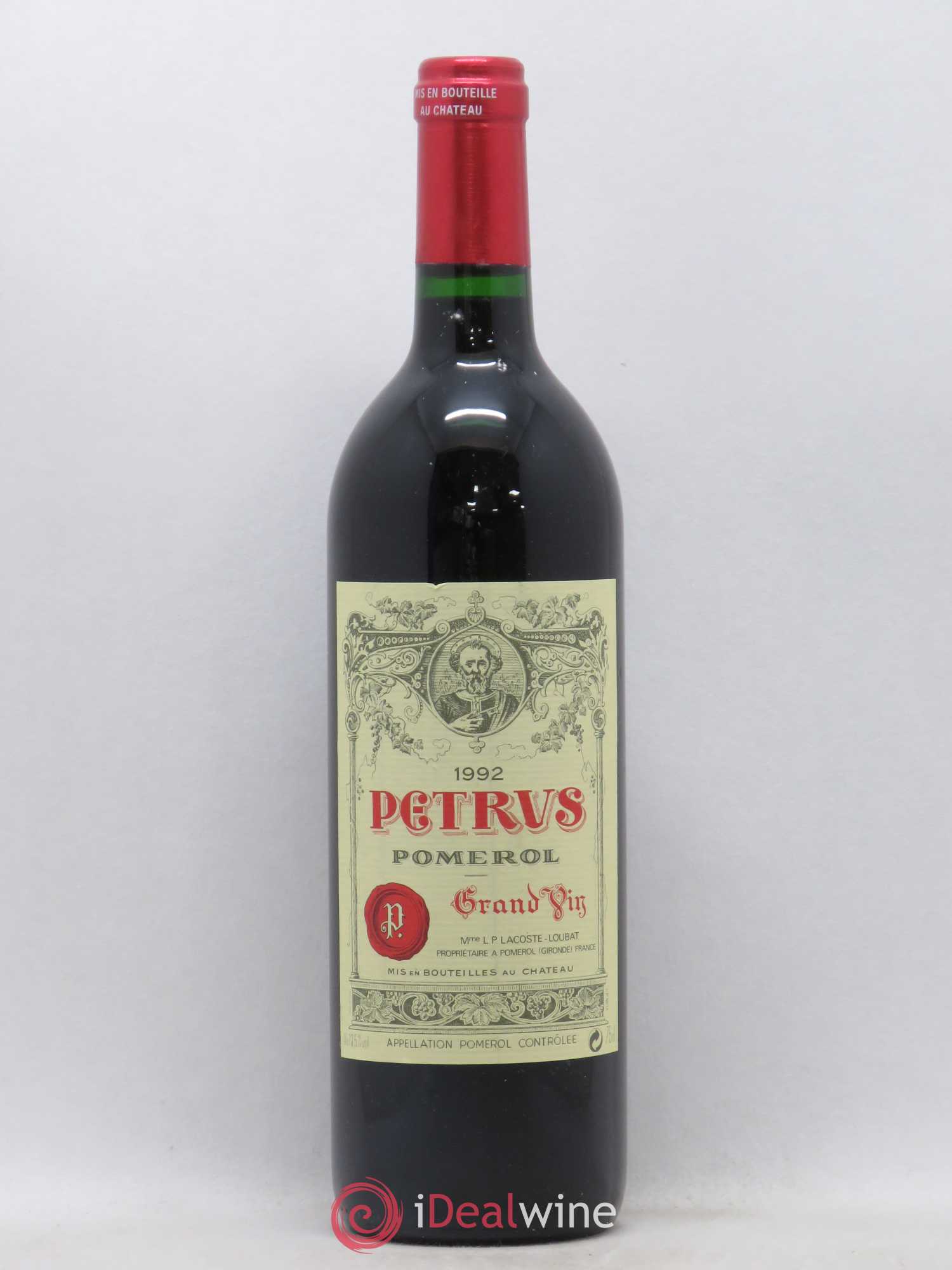 Petrus 1992 - Lot de 1 bouteille - 0