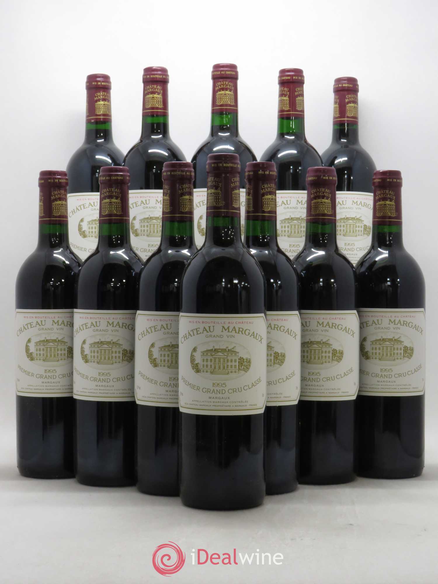 Château Margaux 1er Grand Cru Classé 1995 - Lot de 12 bouteilles - 0