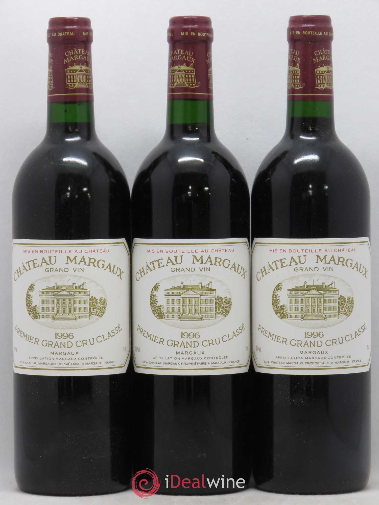 Château Margaux 1er Grand Cru Classé 1996 - Lot de 12 bouteilles - 1