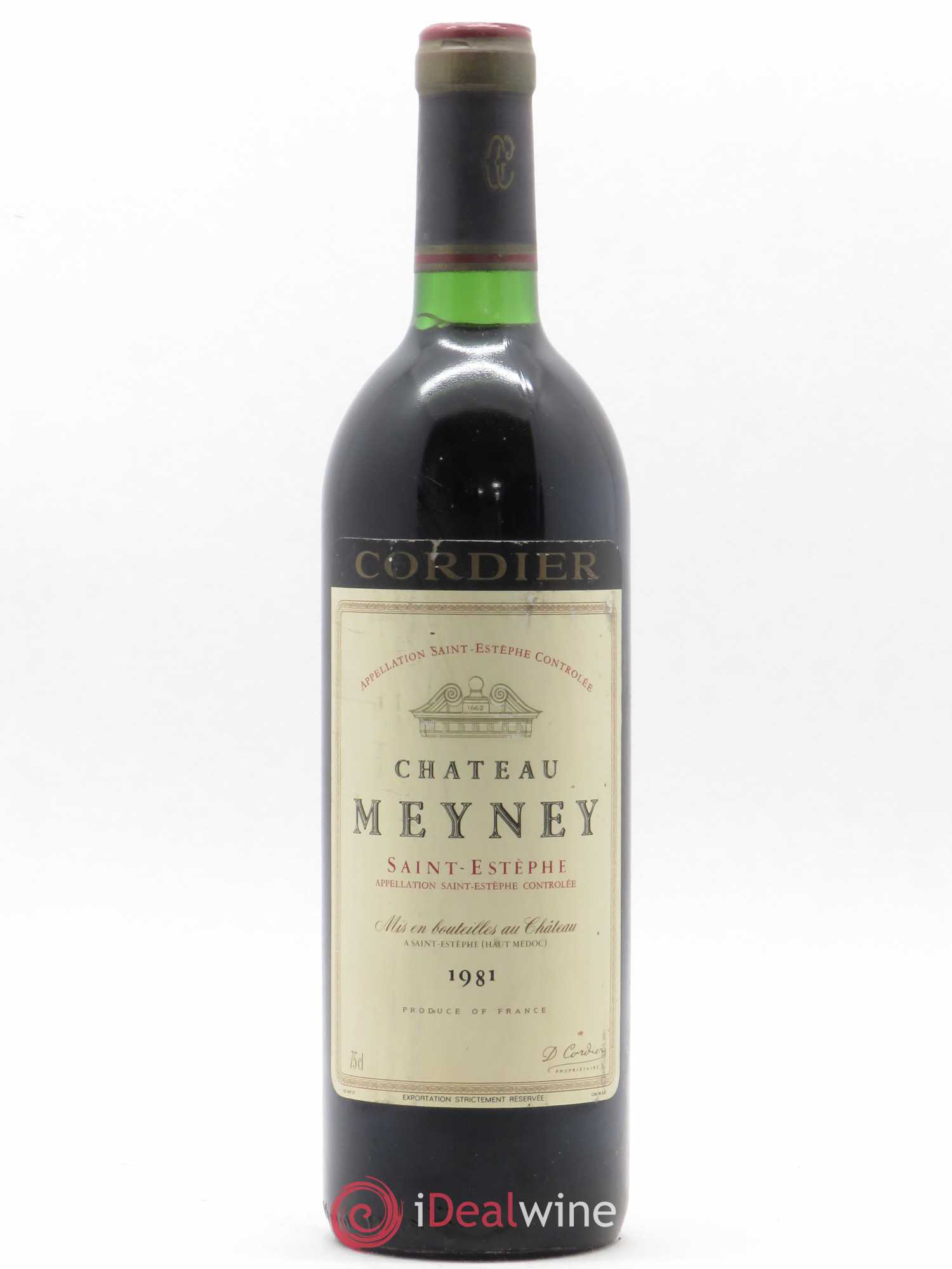 Château Meyney 1981 - Posten von 1 Flasche - 0