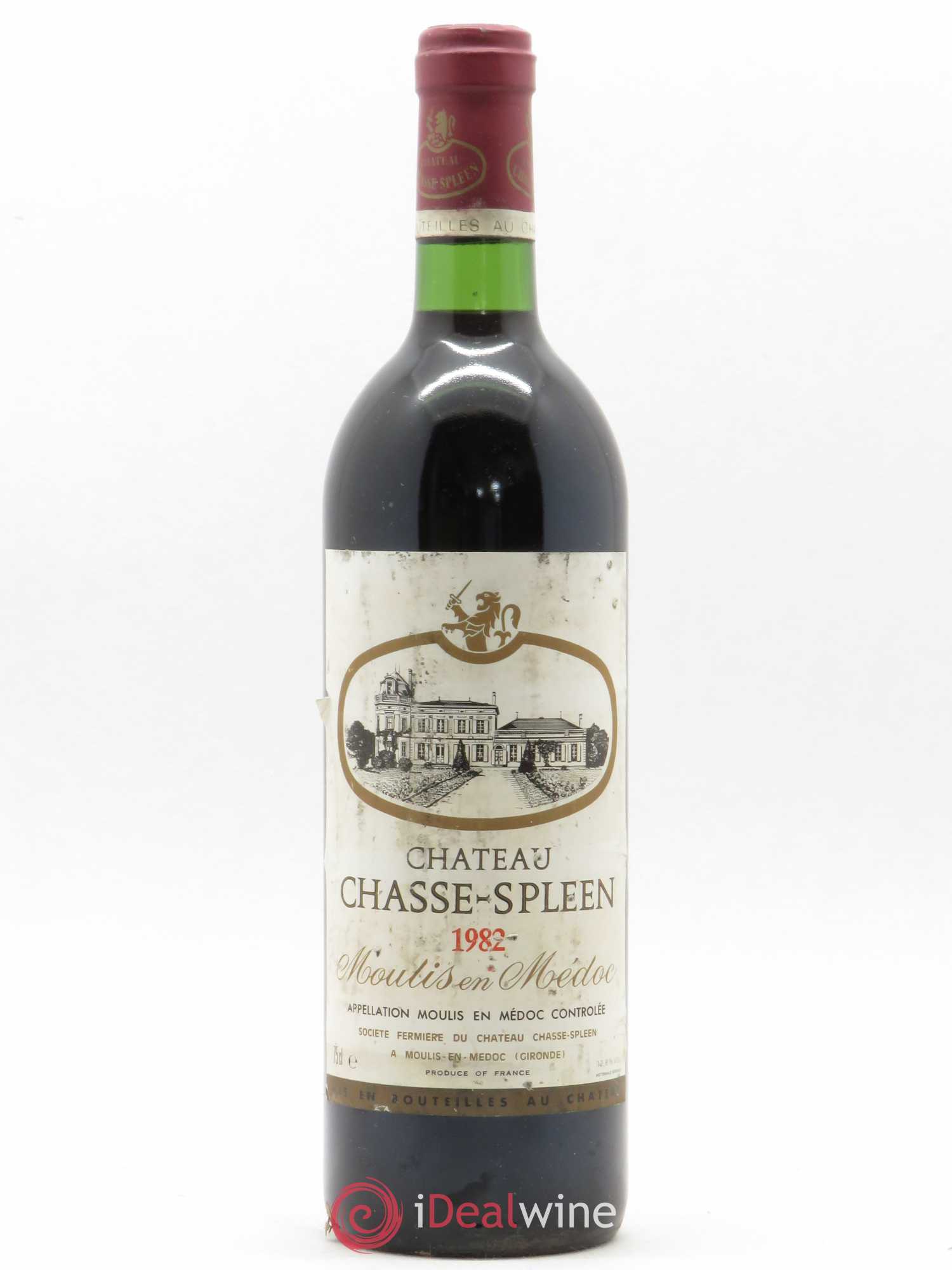Château Chasse Spleen 1982 - Lot de 1 bouteille - 0